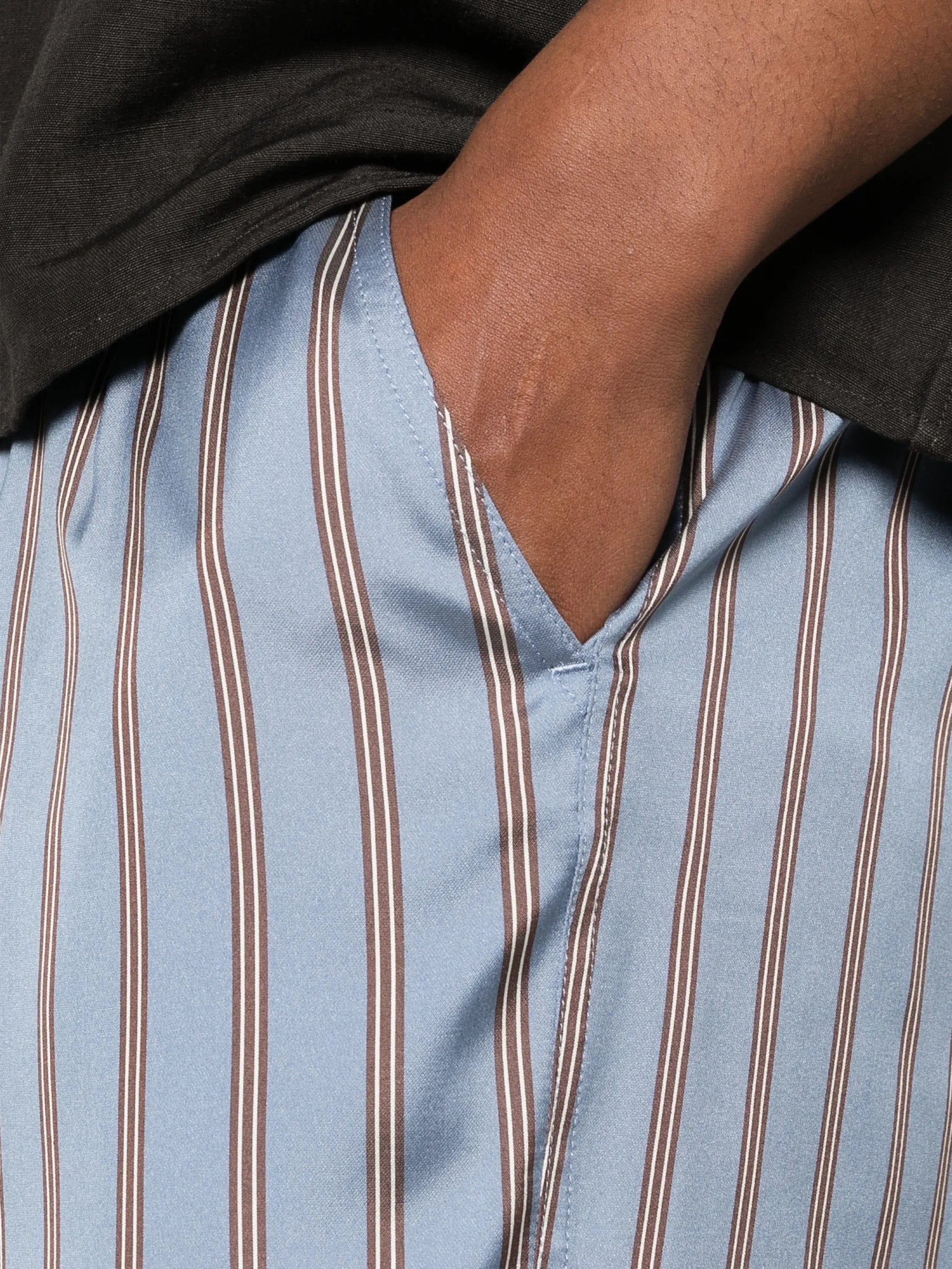 TOM FORD striped - pattern shorts