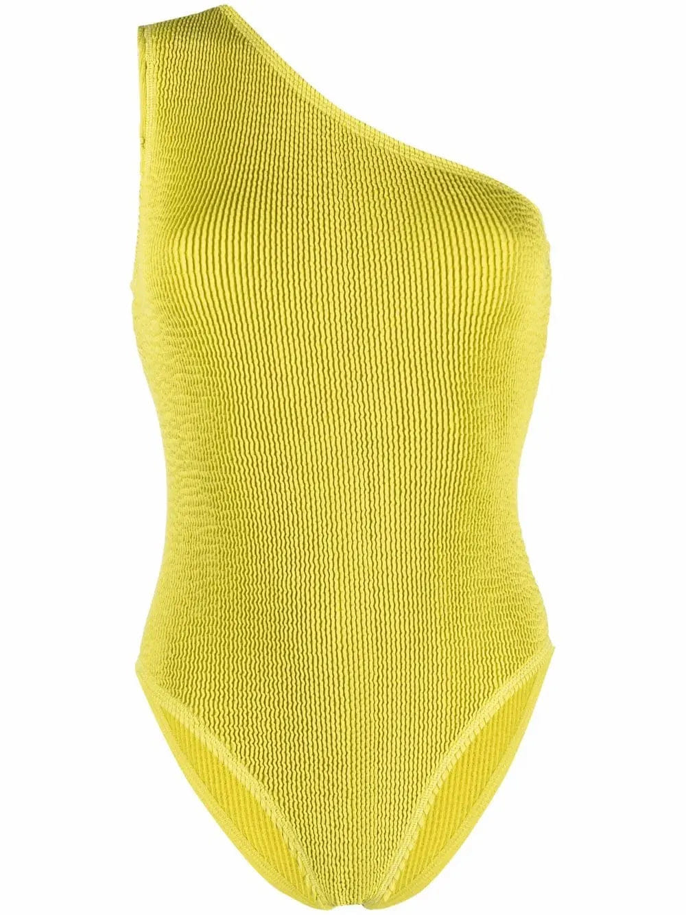 Bottega Veneta Plissé One - Shoulder Swimsuit