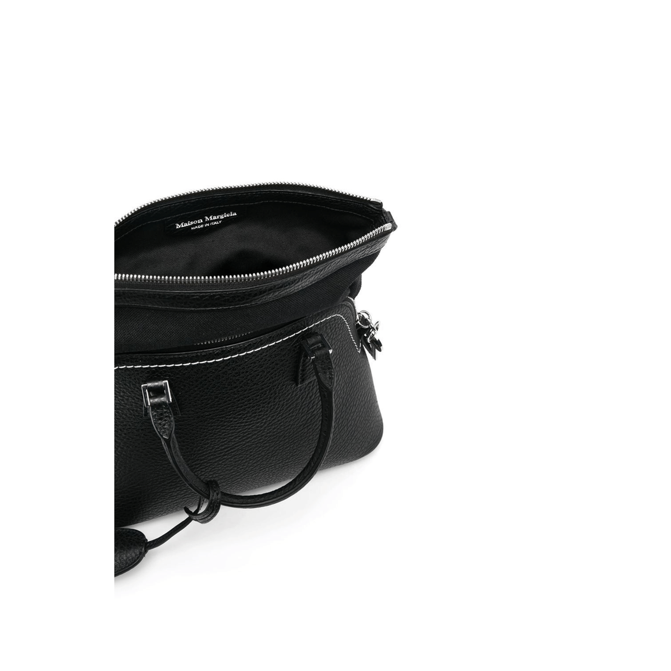Maison Margiela 5AC Classique Mini Calf Leather Shoulder Bag - Black