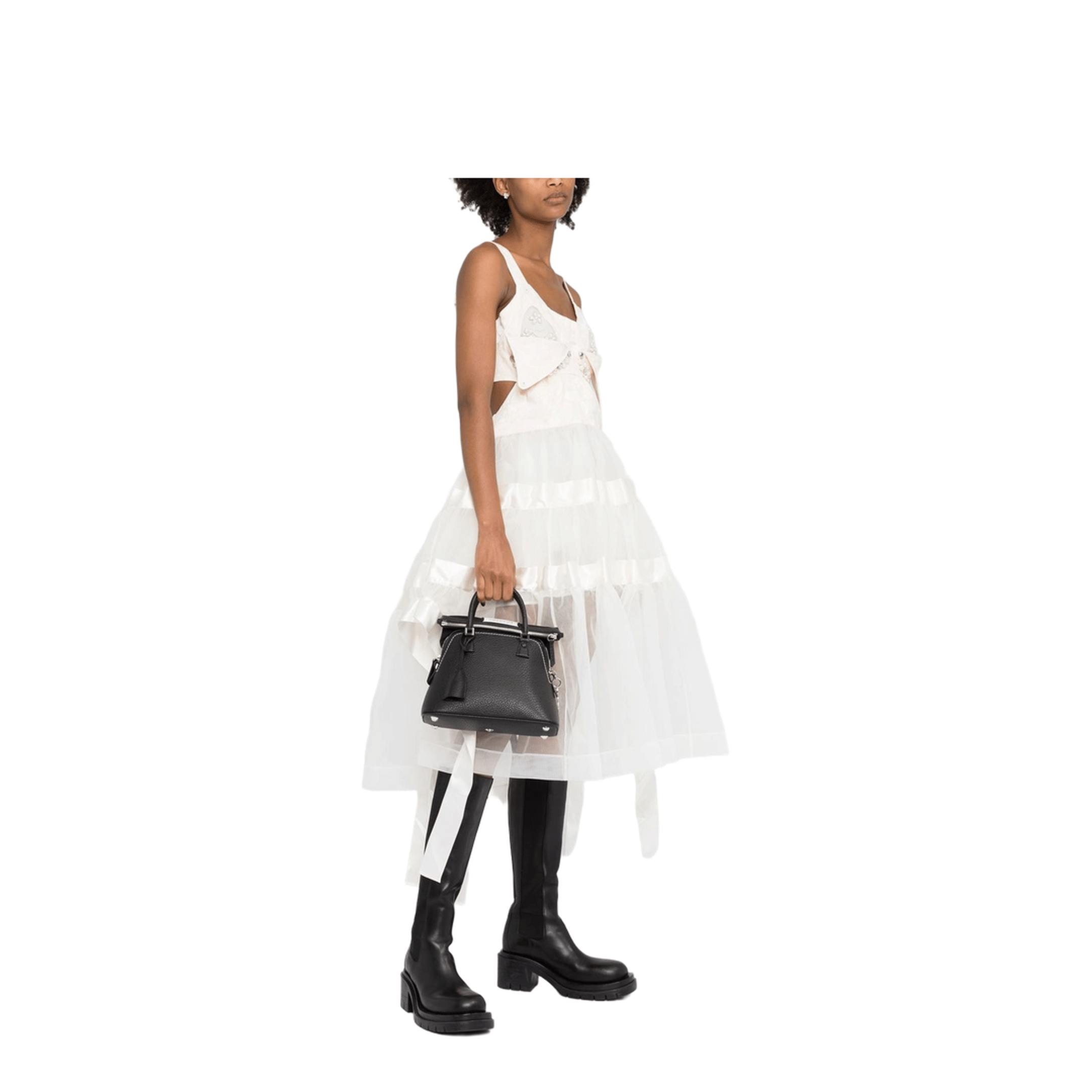 Maison Margiela 5AC Classique Mini Calf Leather Shoulder Bag - Black