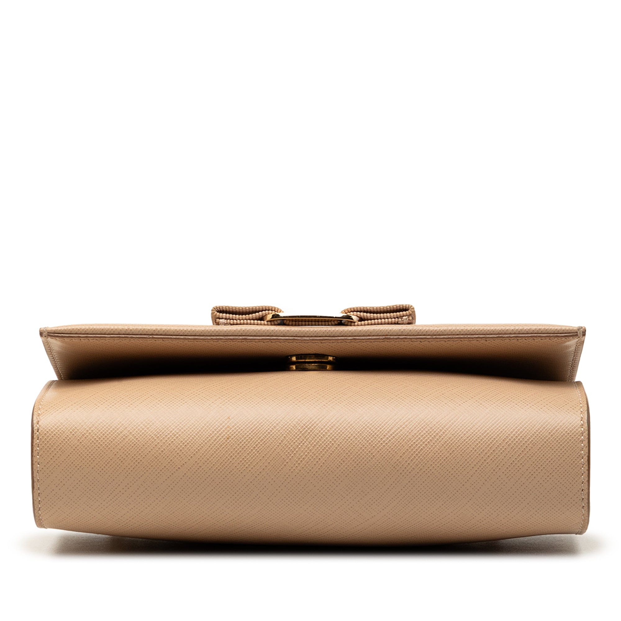 Ferragamo Leather Vara Bow Chain Crossbody
