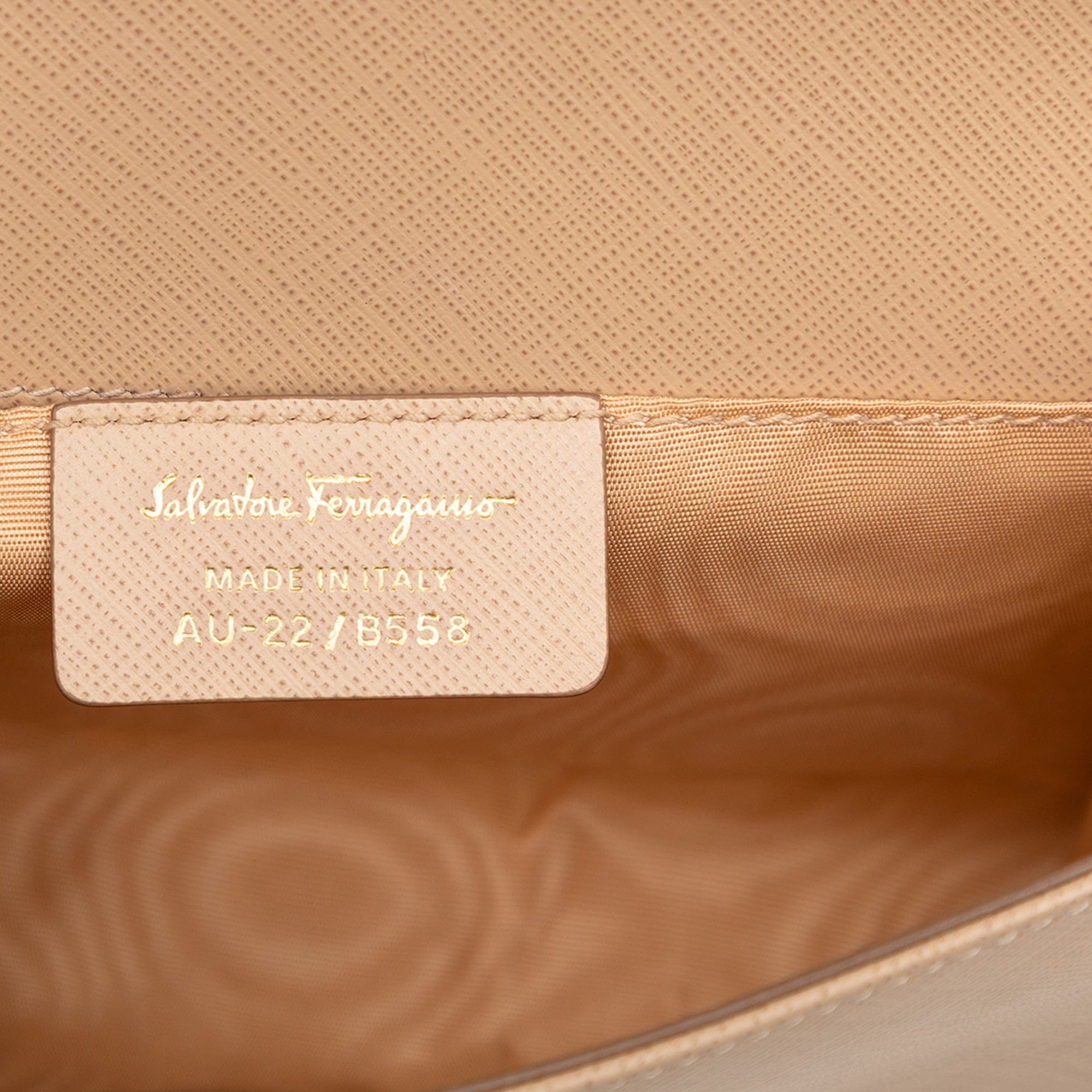 Ferragamo Leather Vara Bow Chain Crossbody
