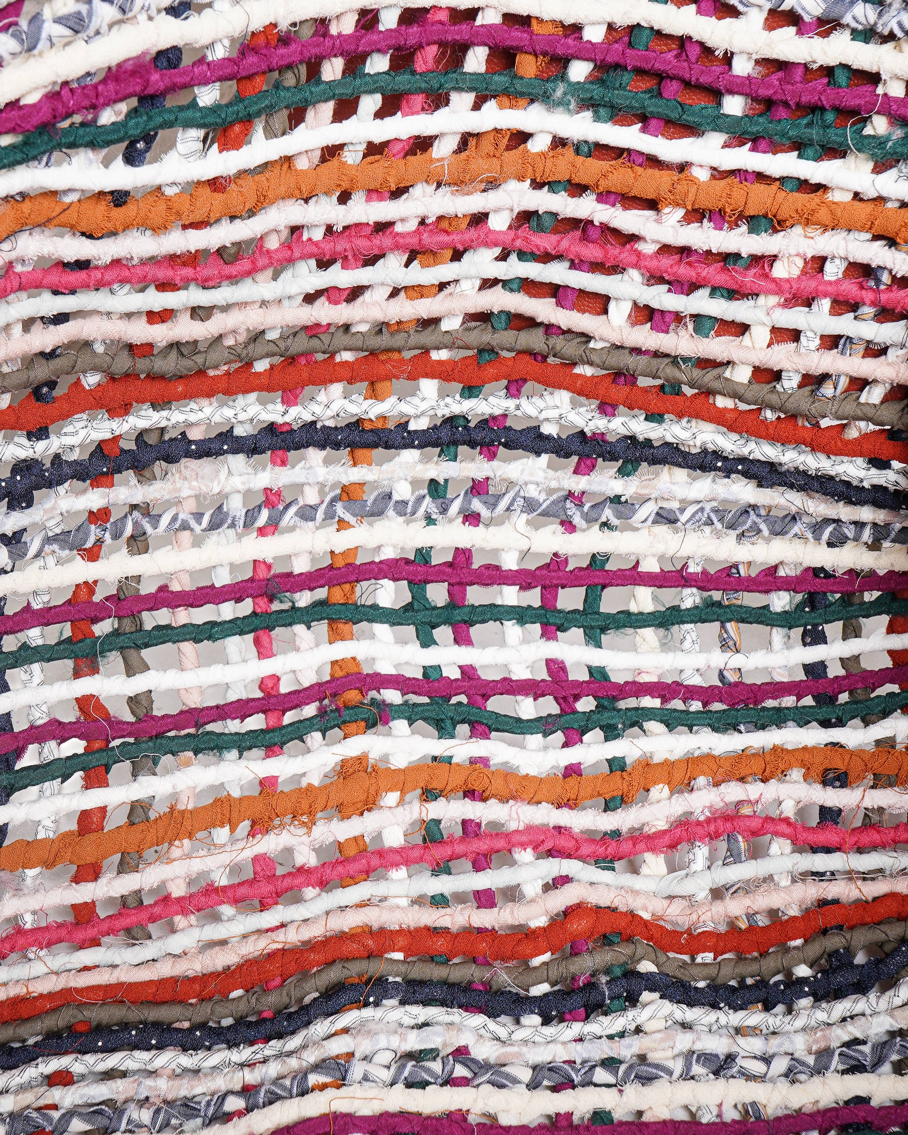 Chloé See By Chloé The Upcycled Tote in Woven Fabric and Leather