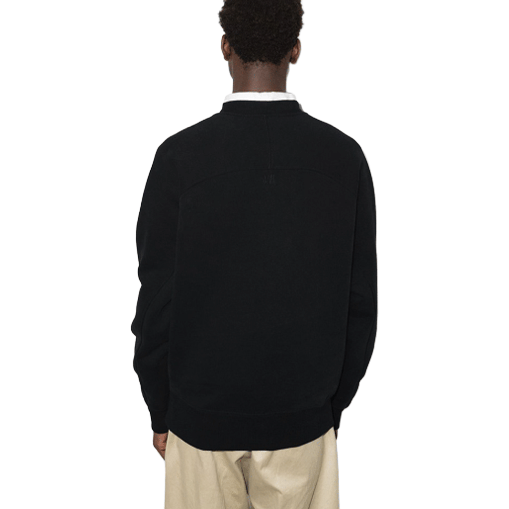 AMI Paris ADC Tonal Boxy Fit Crewneck Black {SS22)