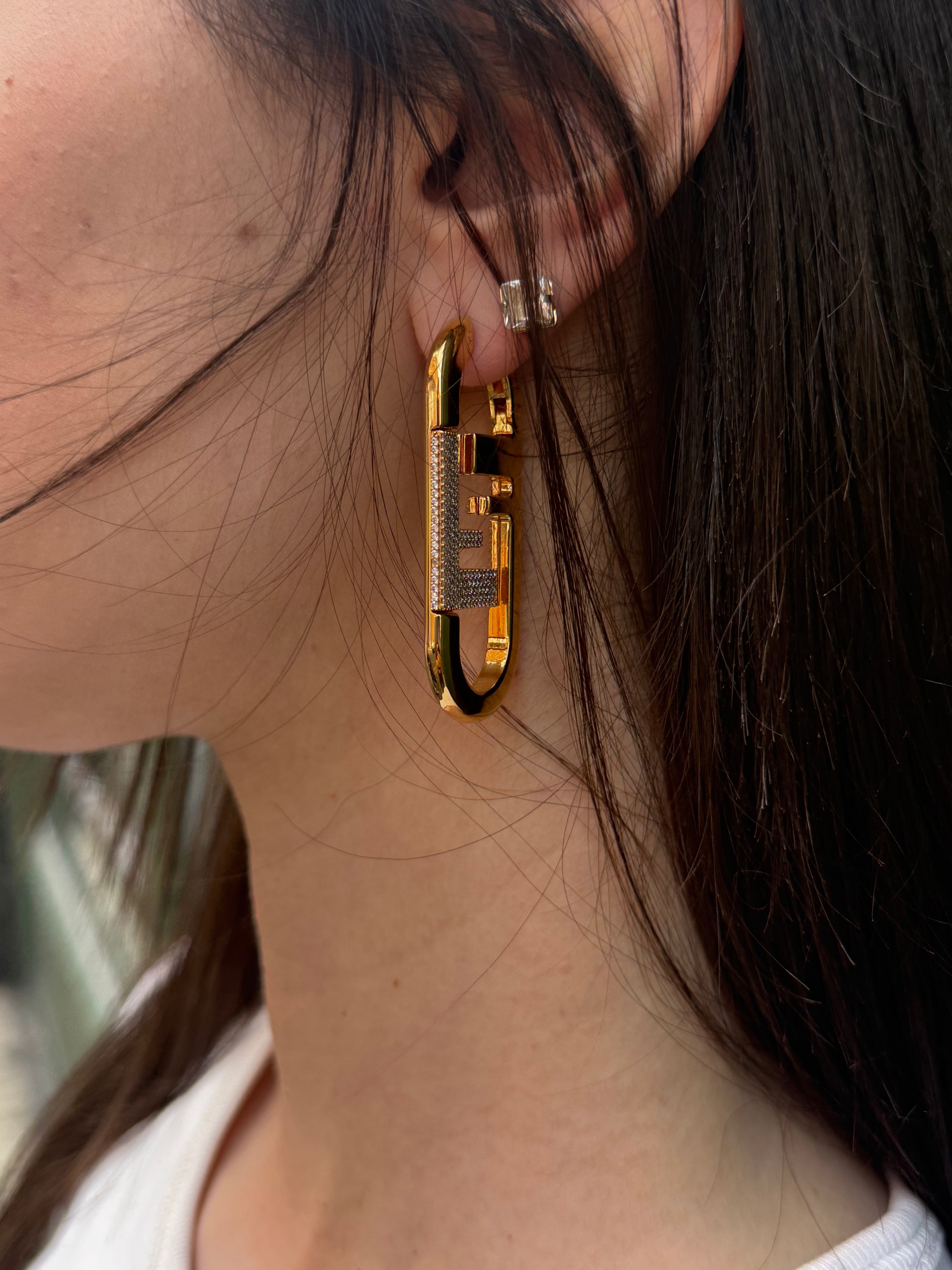 Fendi Gold Earring (Single)