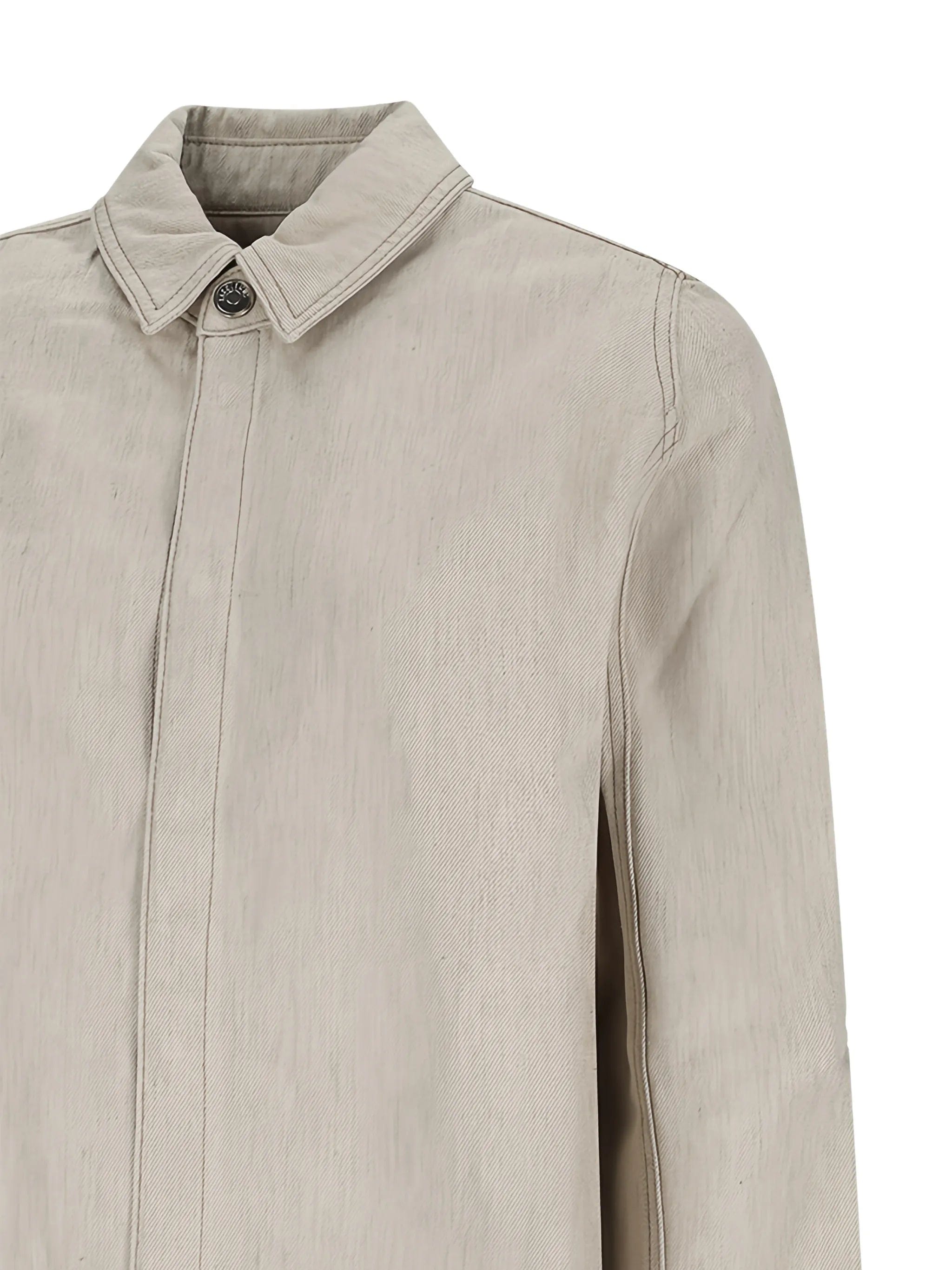 Jacquemus The Amelo de - Nîmes logo - embroidered denim shirt