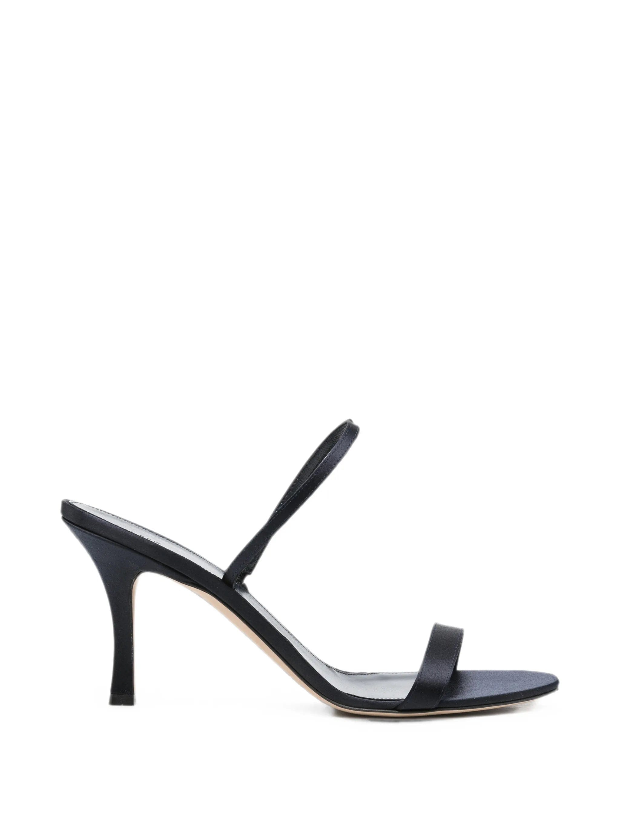 The Row Ella satin slingback sandals
