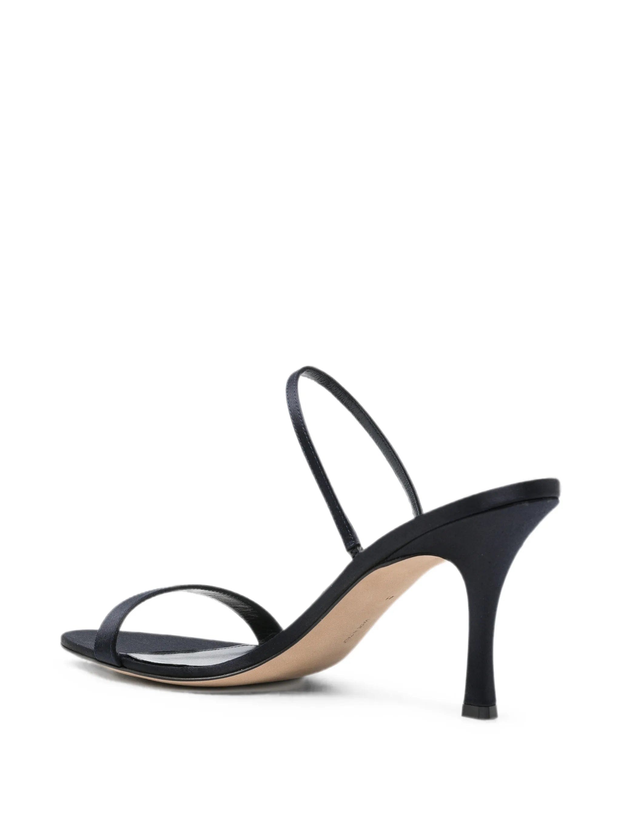 The Row Ella satin slingback sandals