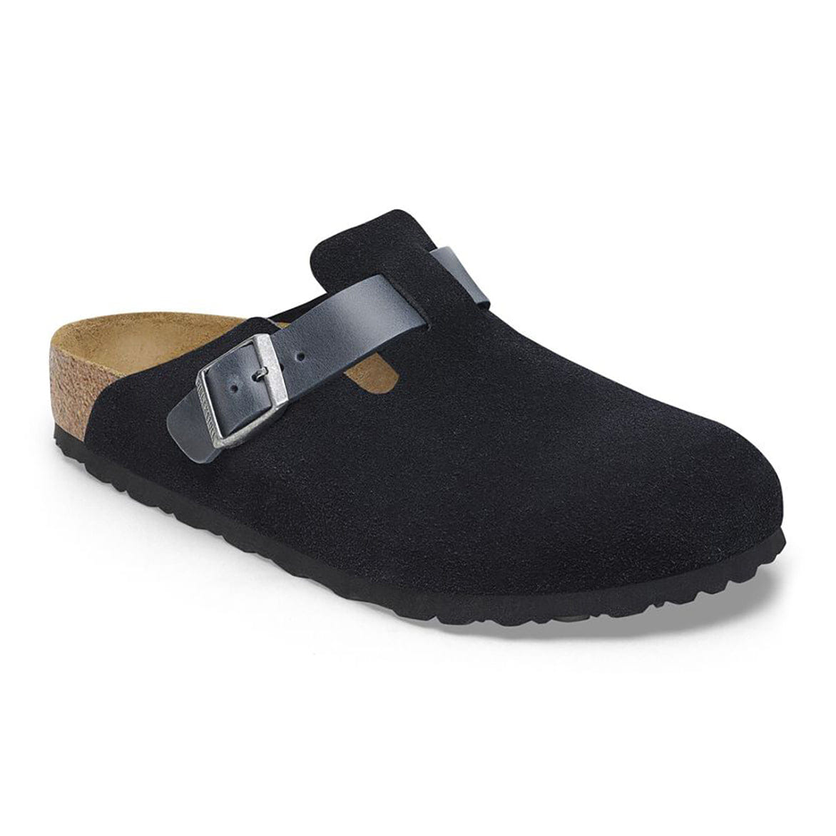 Birkenstock BOSTON MIXED LEATHER - MIDNIGHT NAVY