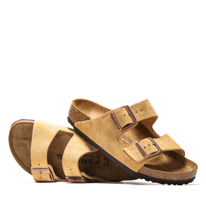 Birkenstock Women's Birkenstock Arizona Suede - Latte Cream
