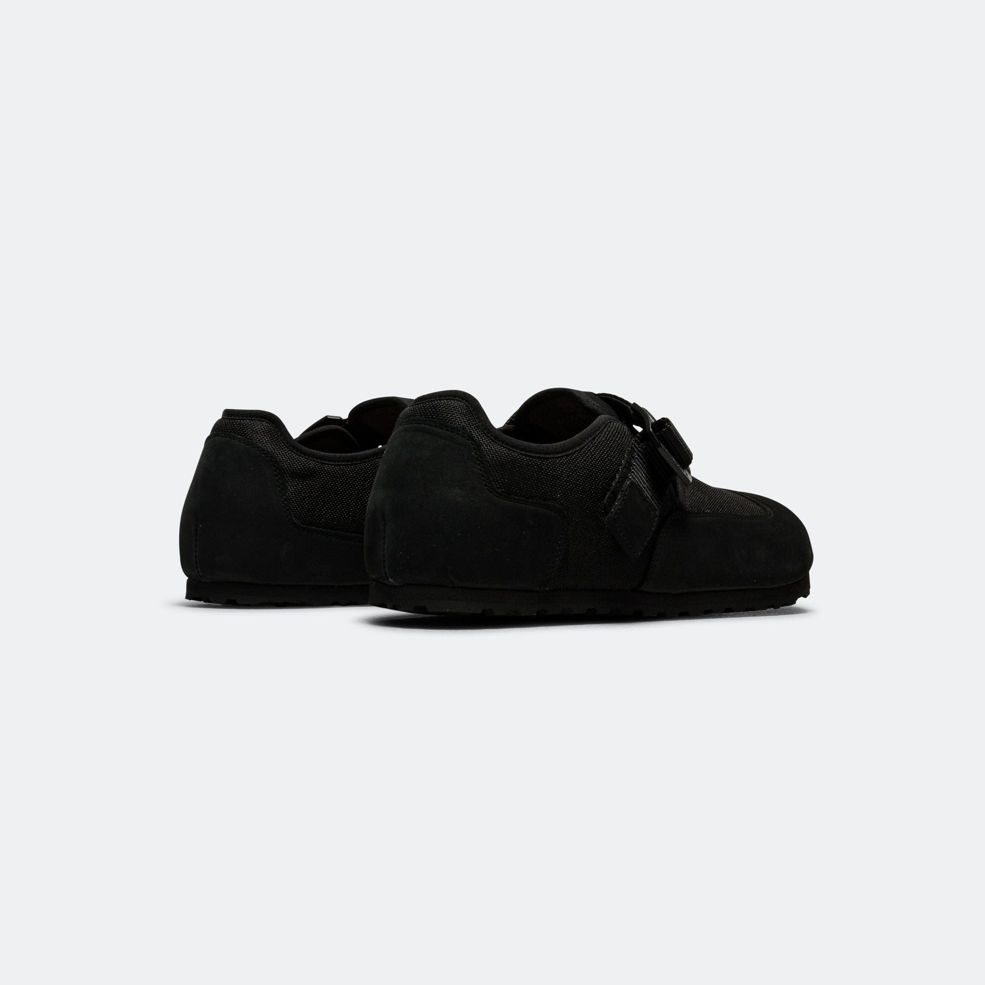 Birkenstock London Nova - Black Nubuck Leather/Textile