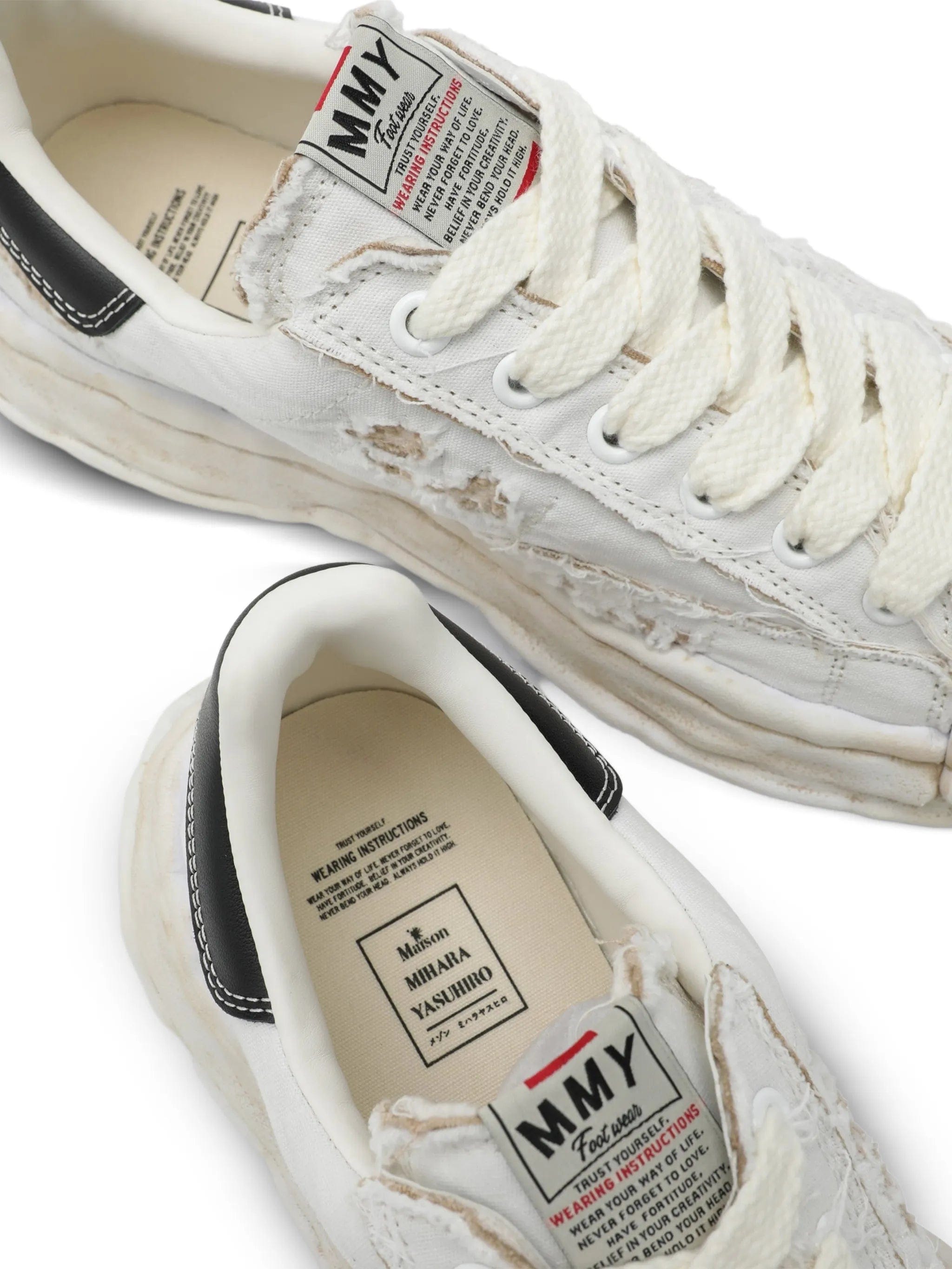 Maison Mihara Yasuhiro Blakey OG Sole Ripped lace - up sneakers