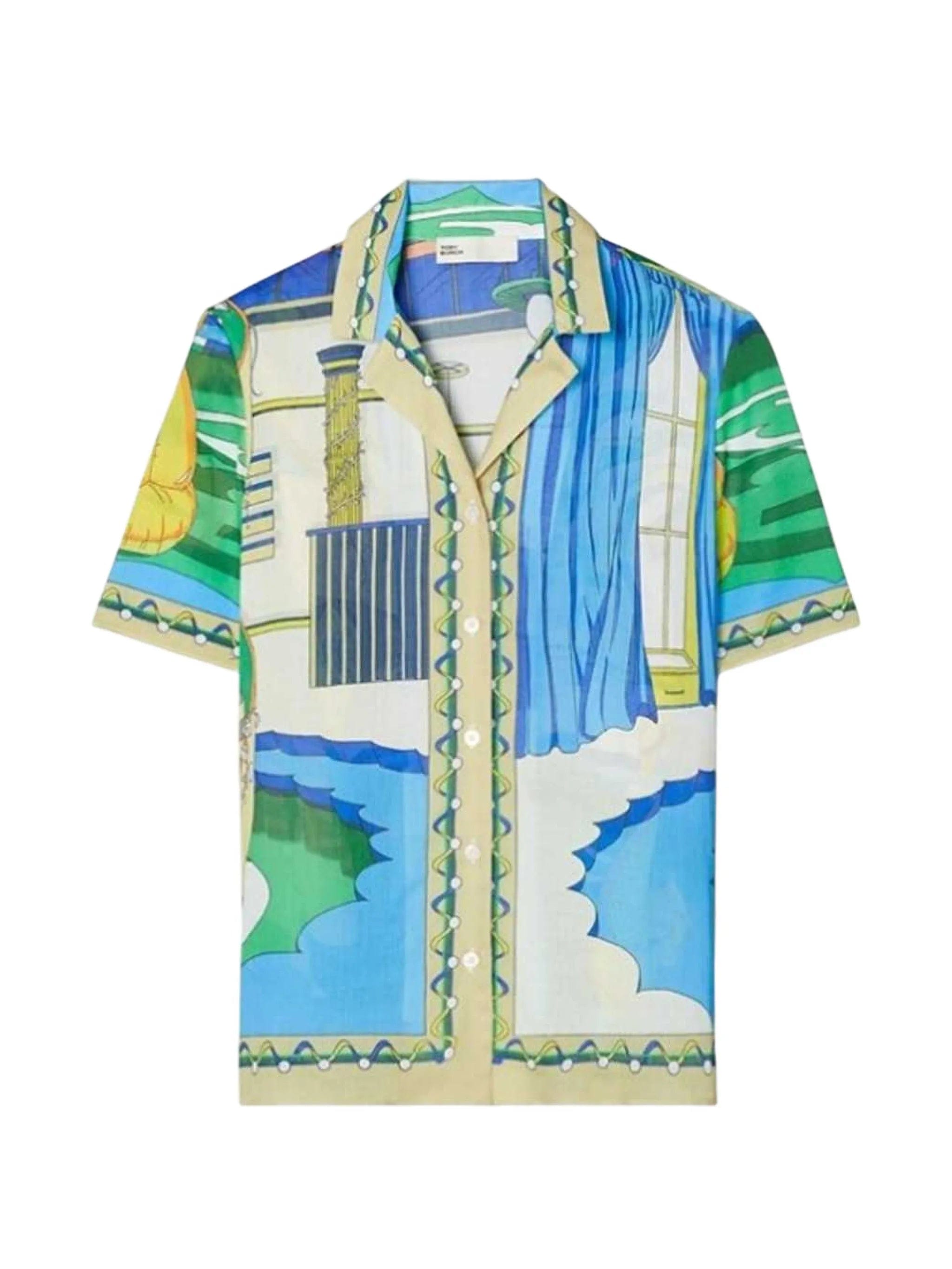 Tory Burch Pool - print cotton shirt