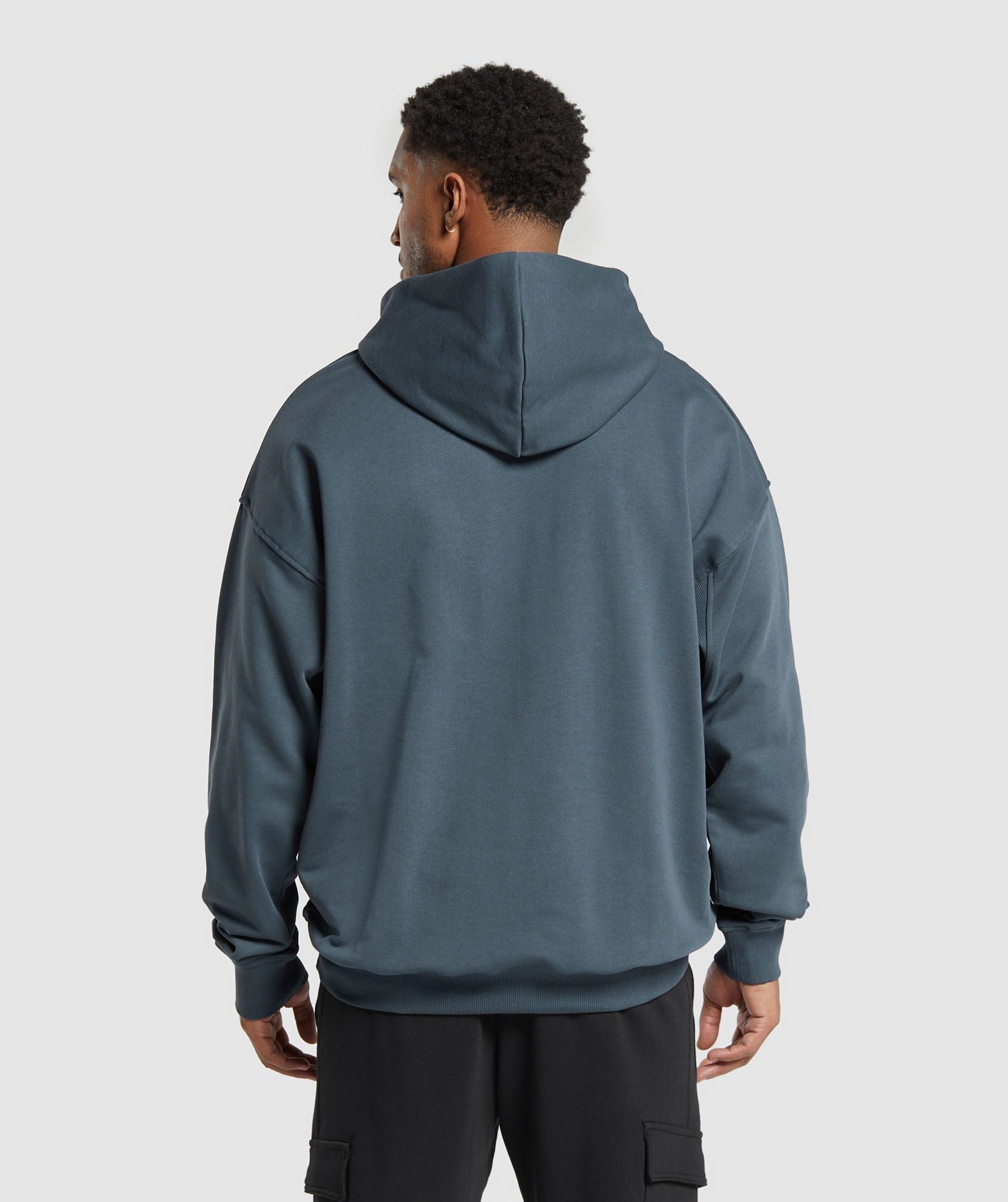 Gymshark Rest Day Essentials Hoodie Titanium Blue