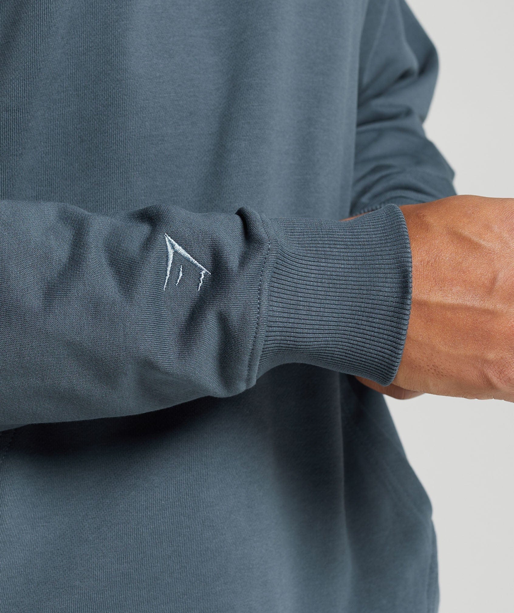 Gymshark Rest Day Essentials Hoodie Titanium Blue