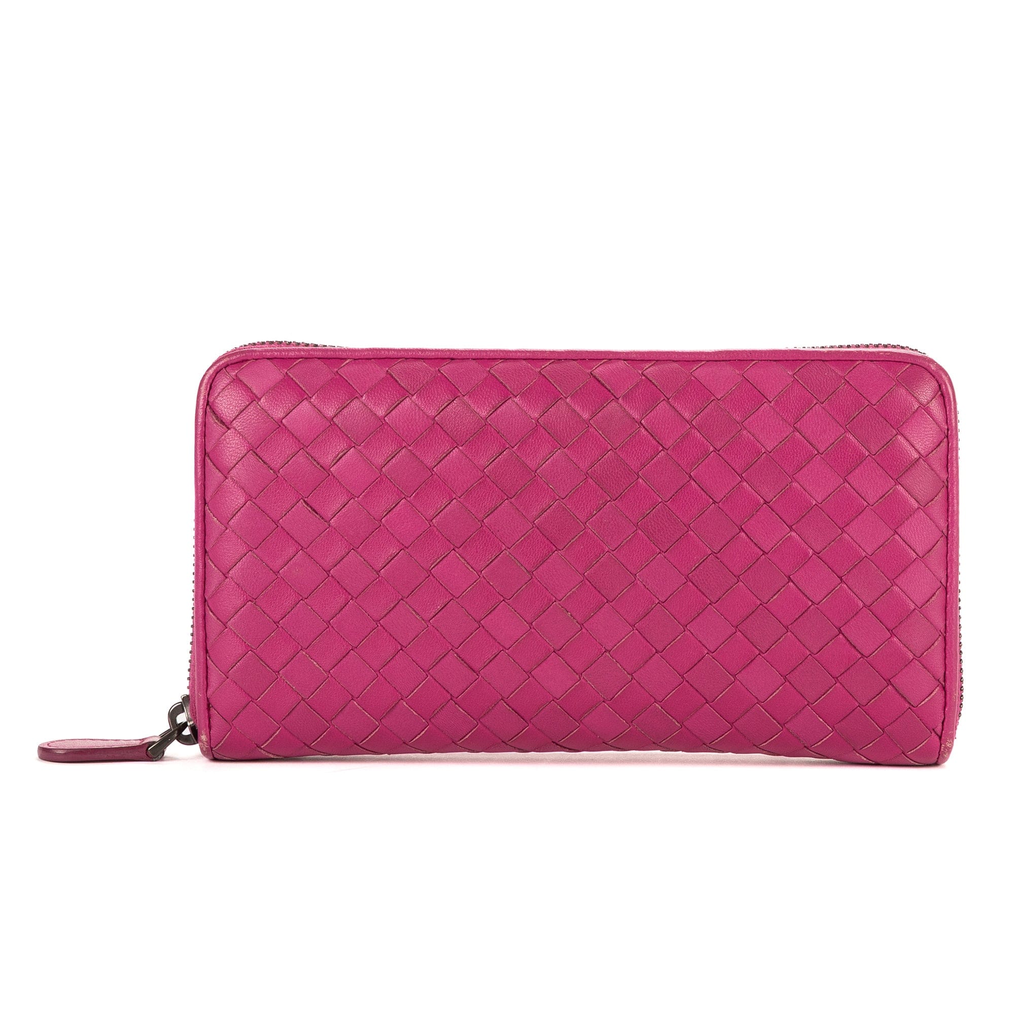 Bottega Veneta Pink Calf Leather Zip - Around OAH0029