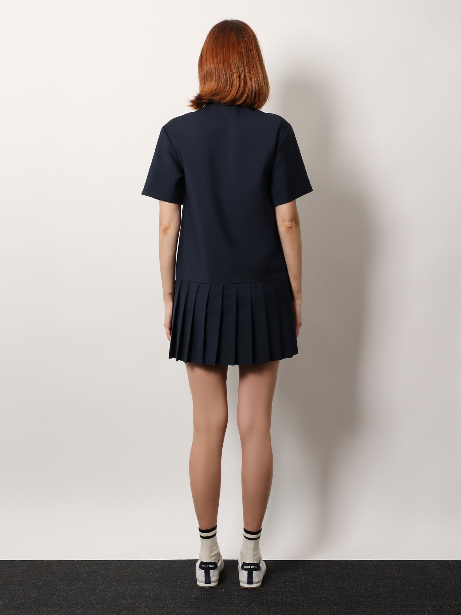 MIU MIU Mohair and virgin wool short dress