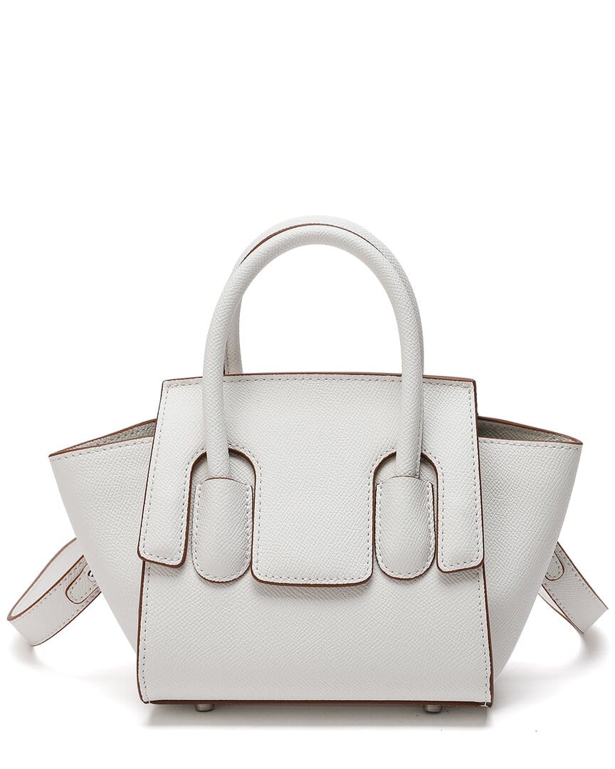 Tiffany & Fred Paris Top Handle Leather Satchel