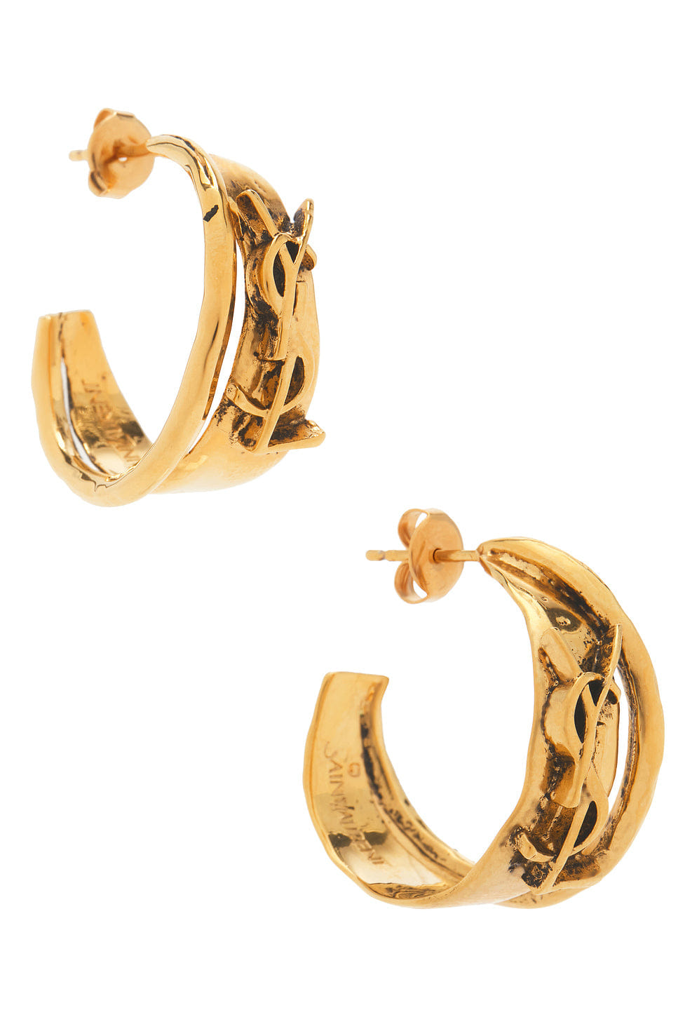 Saint Laurent Creole Roche Earrings