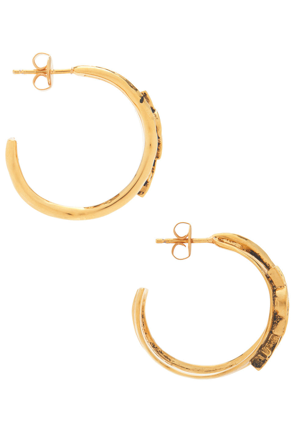 Saint Laurent Creole Roche Earrings