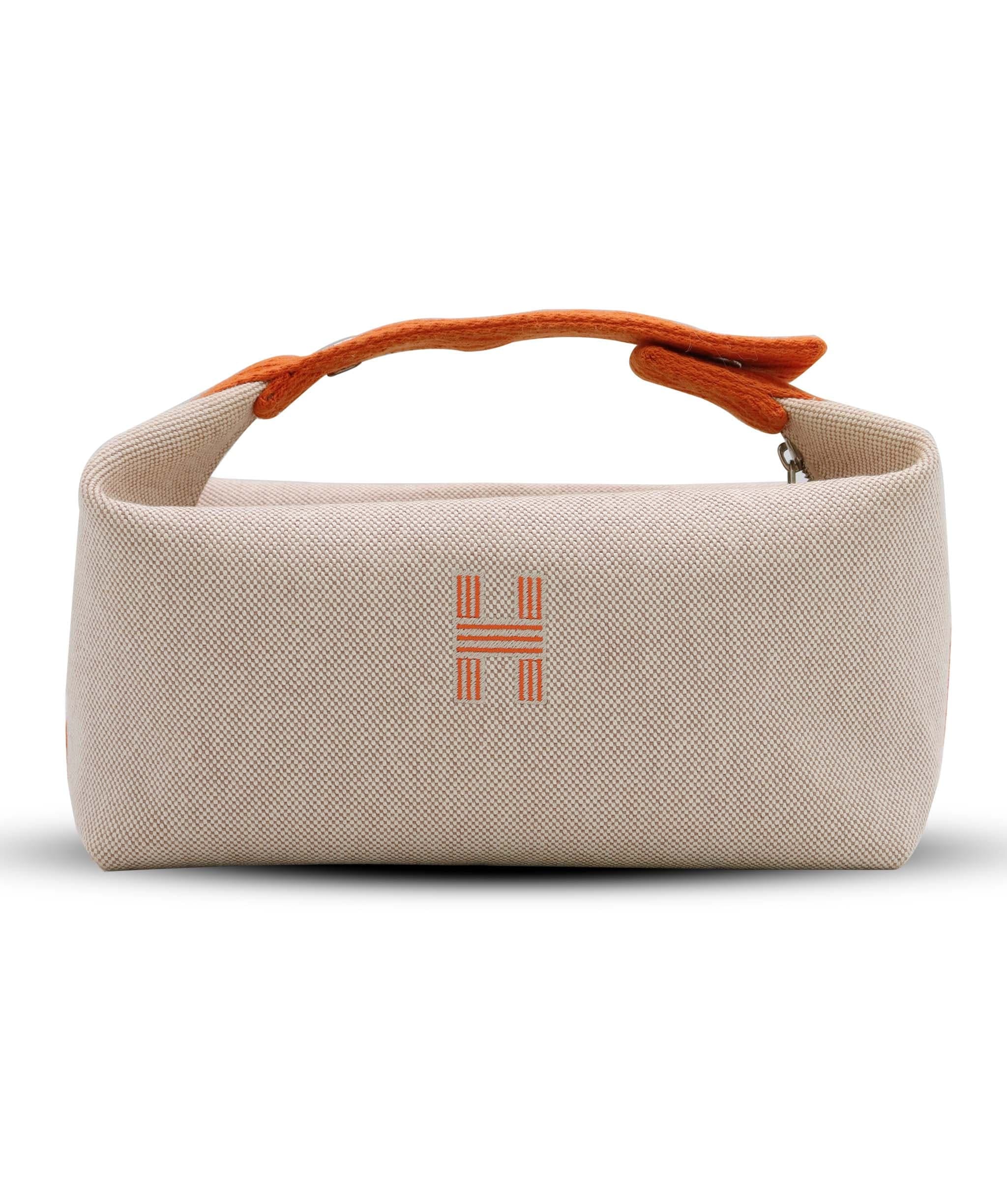 Hermes Orange Canvas Bride A Brac Top Handle AGC3555