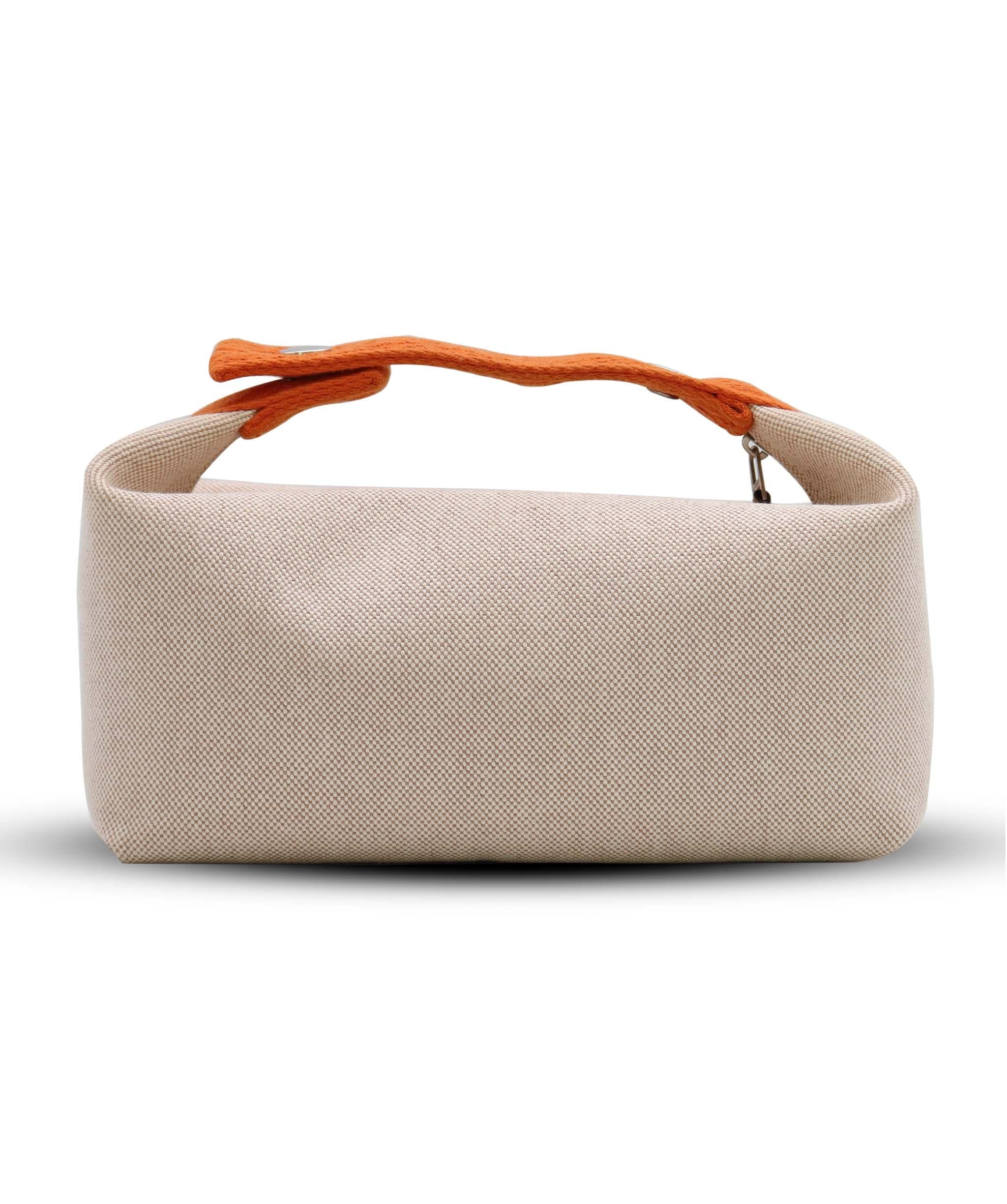 Hermes Orange Canvas Bride A Brac Top Handle AGC3555