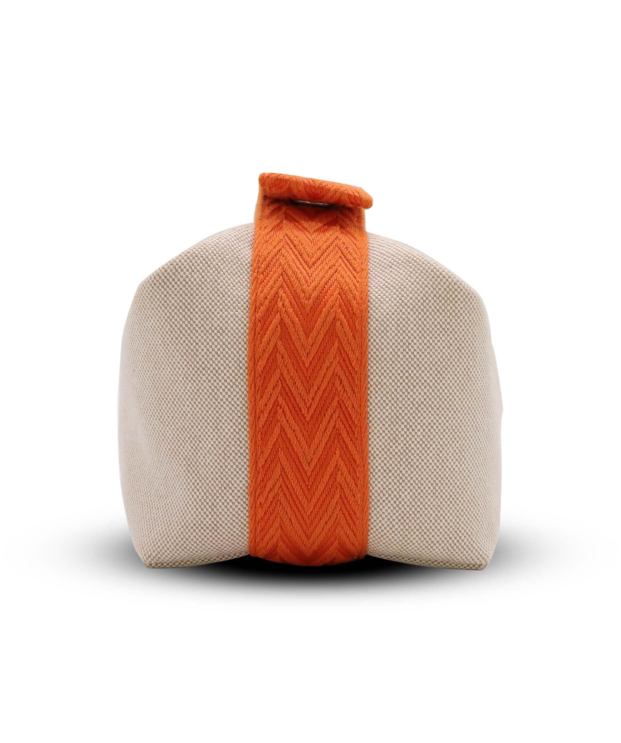 Hermes Orange Canvas Bride A Brac Top Handle AGC3555