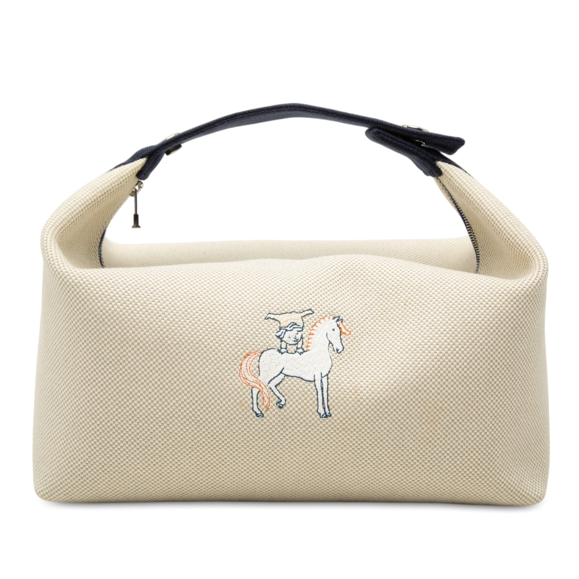 Hermès Large Toile Bride A Brac Cabriole Case