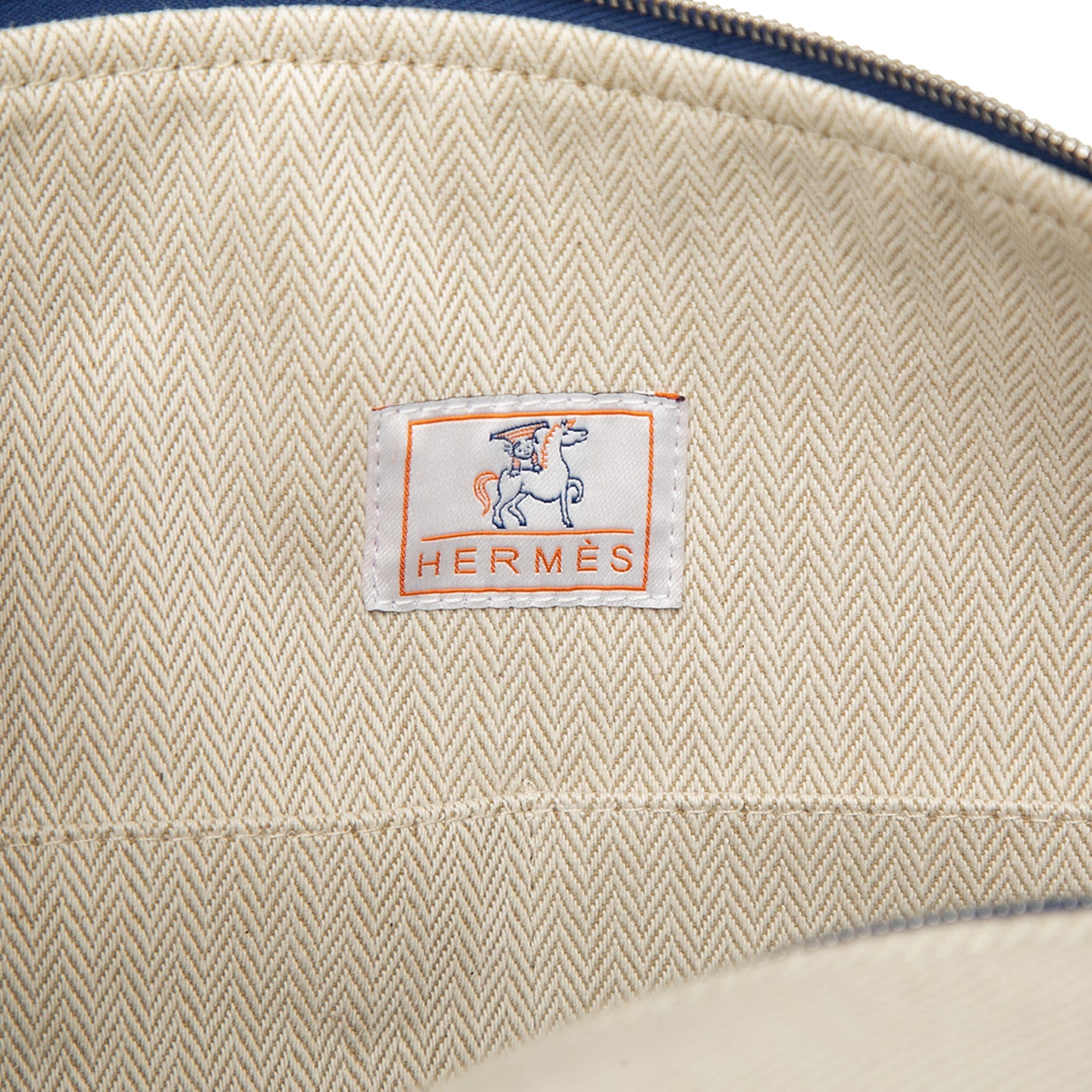 Hermès Large Toile Bride A Brac Cabriole Case