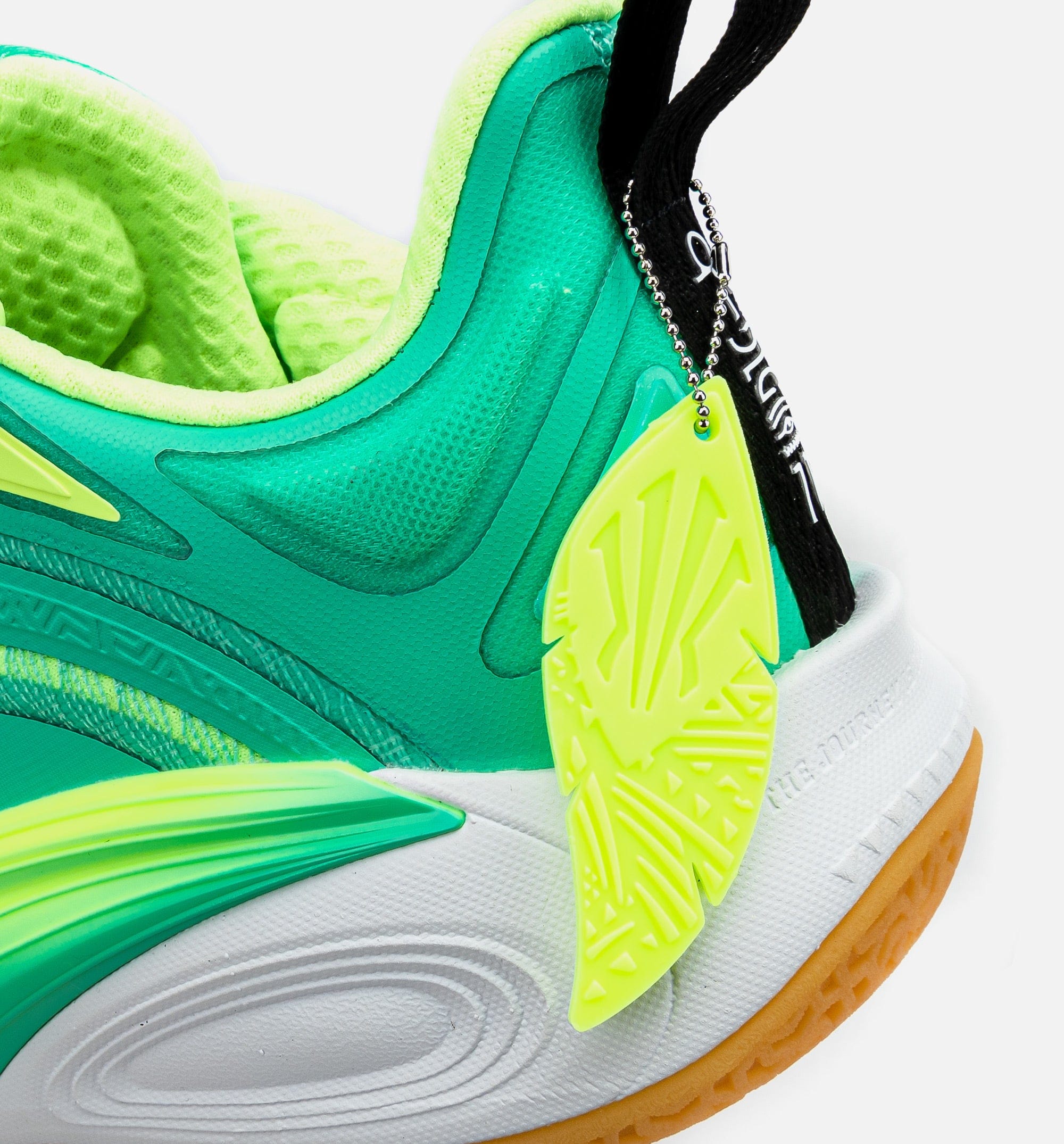 Anta Kai 1 Green Grails Mens Basketball Shoe - Green/Yellow Free Shipping