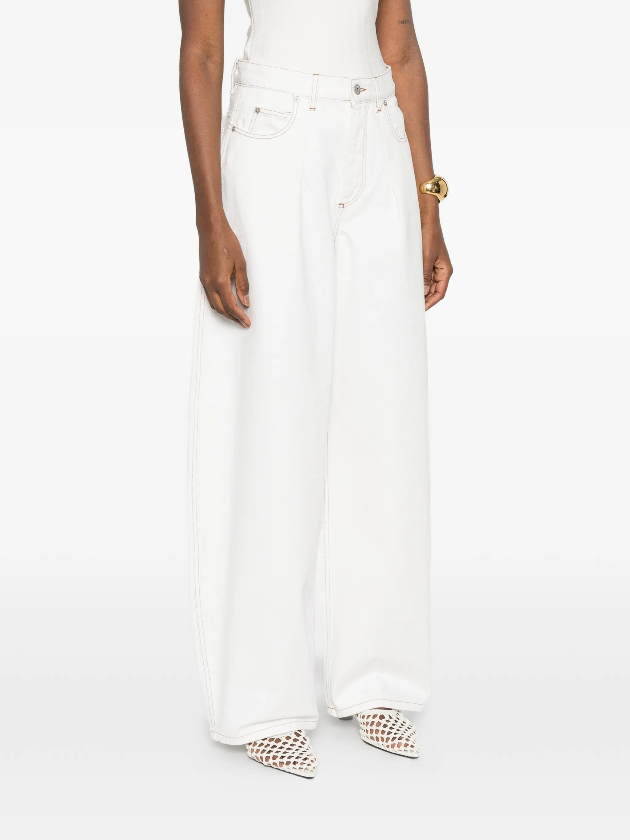 Jacquemus the Ovalo De - Nîmes denim pants