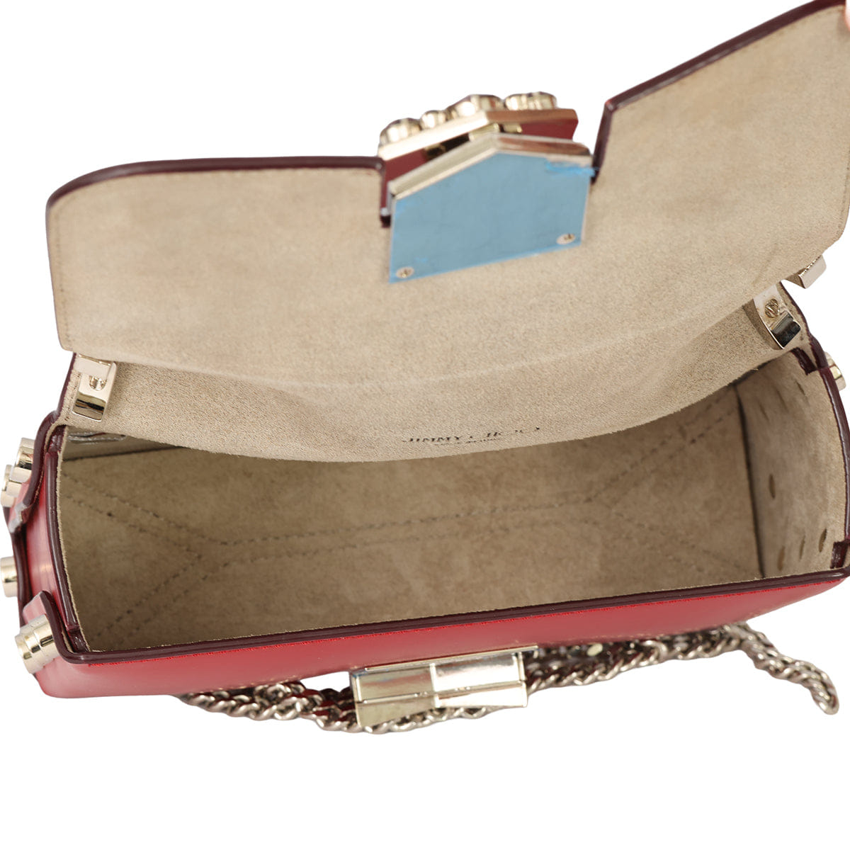 JIMMY CHOO CHAIN STRAP CONVERTIBLE HOBO SHOULDER BAG