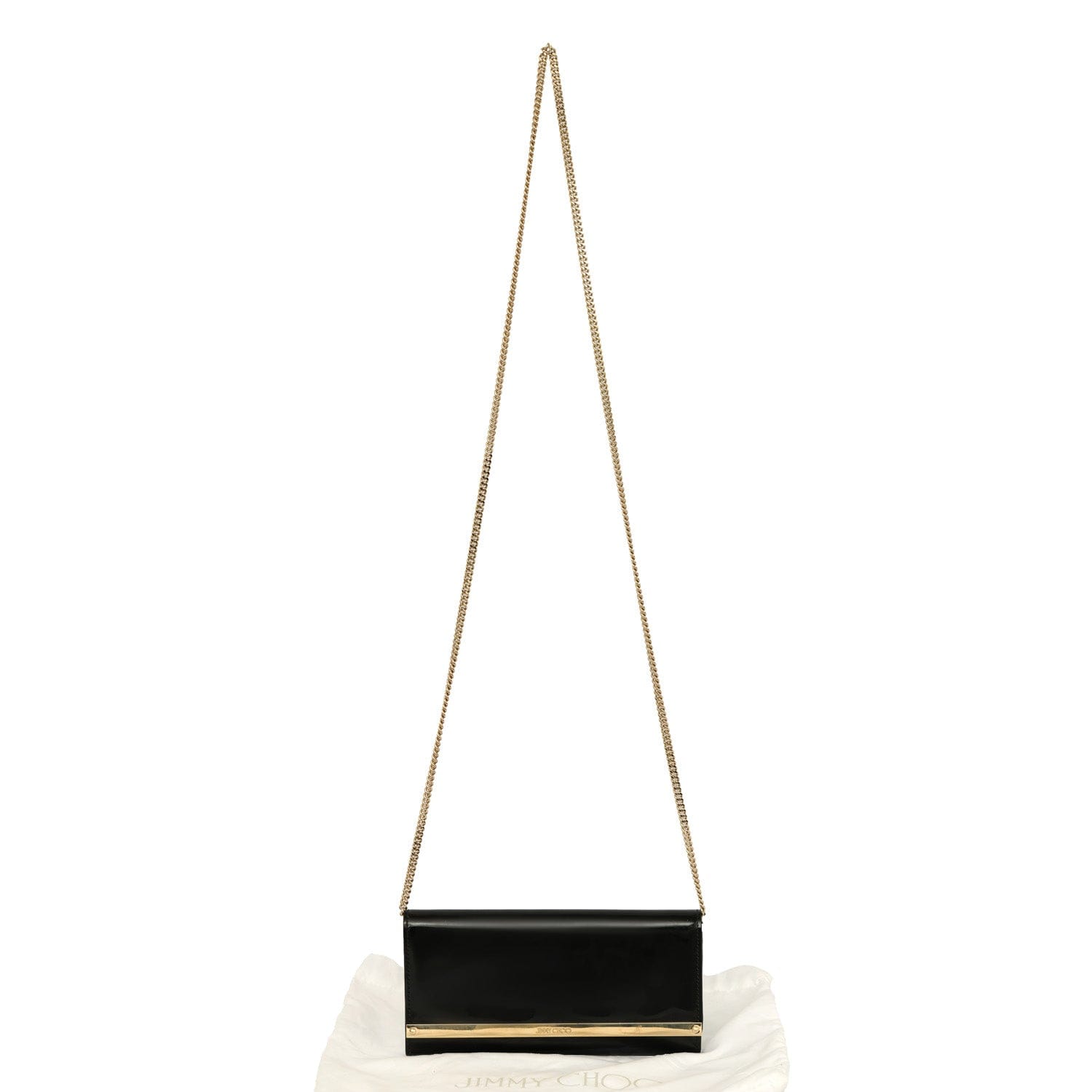 JIMMY CHOO ENVELOPE WALLET ON CHAIN BAG