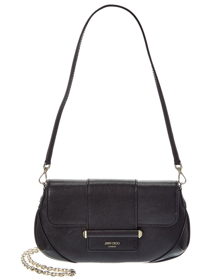 Jimmy Choo Bar Leather Wallet On Chain