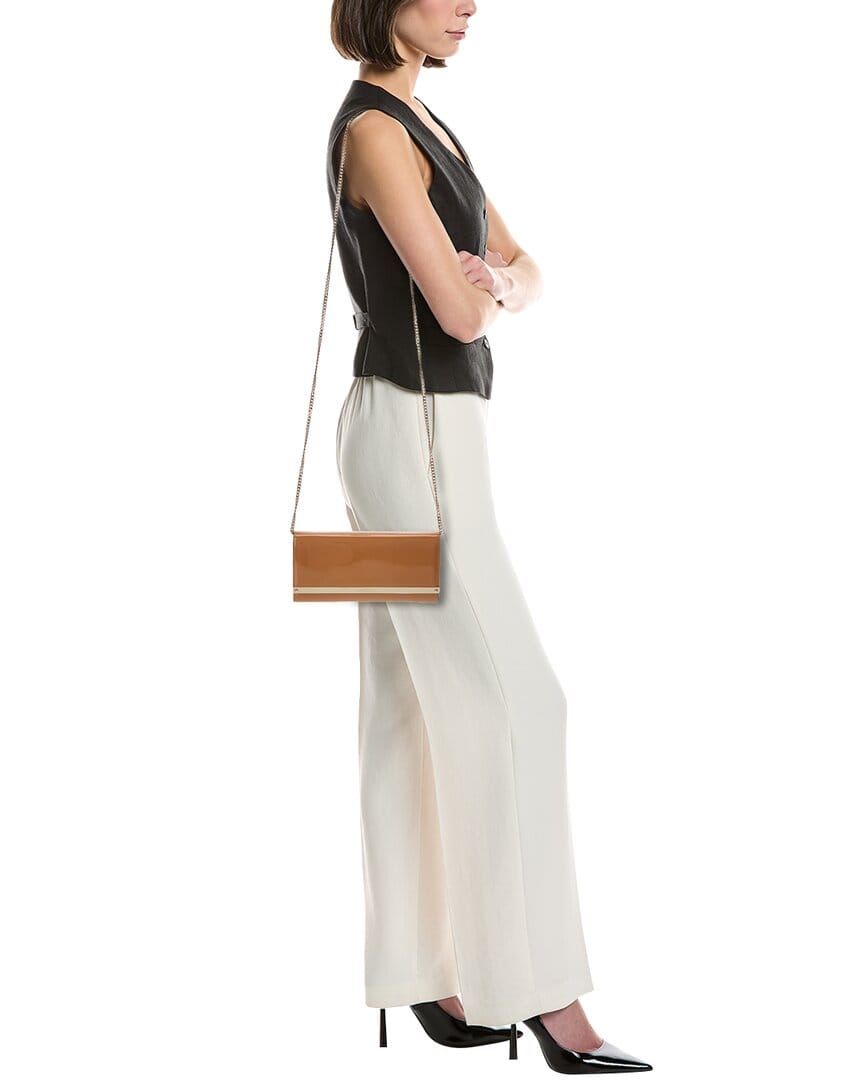 Jimmy Choo Milla Patent Wallet On Chain