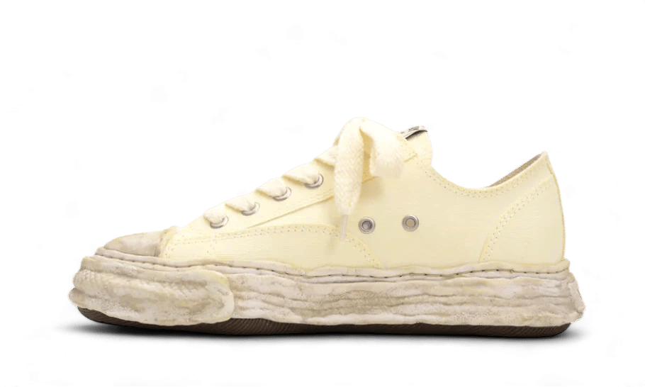 Maison Mihara Yasuhiro Peterson Canvas Low Vintage White