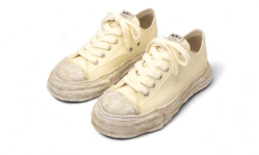 Maison Mihara Yasuhiro Peterson Canvas Low Vintage White