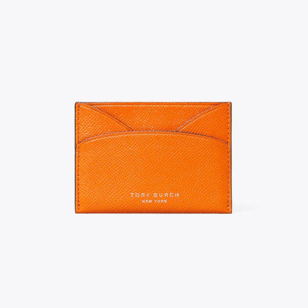 Tory Burch Romy Flat Card Case Orange