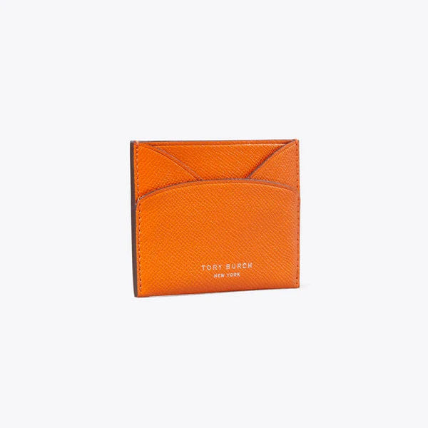 Tory Burch Romy Flat Card Case Orange