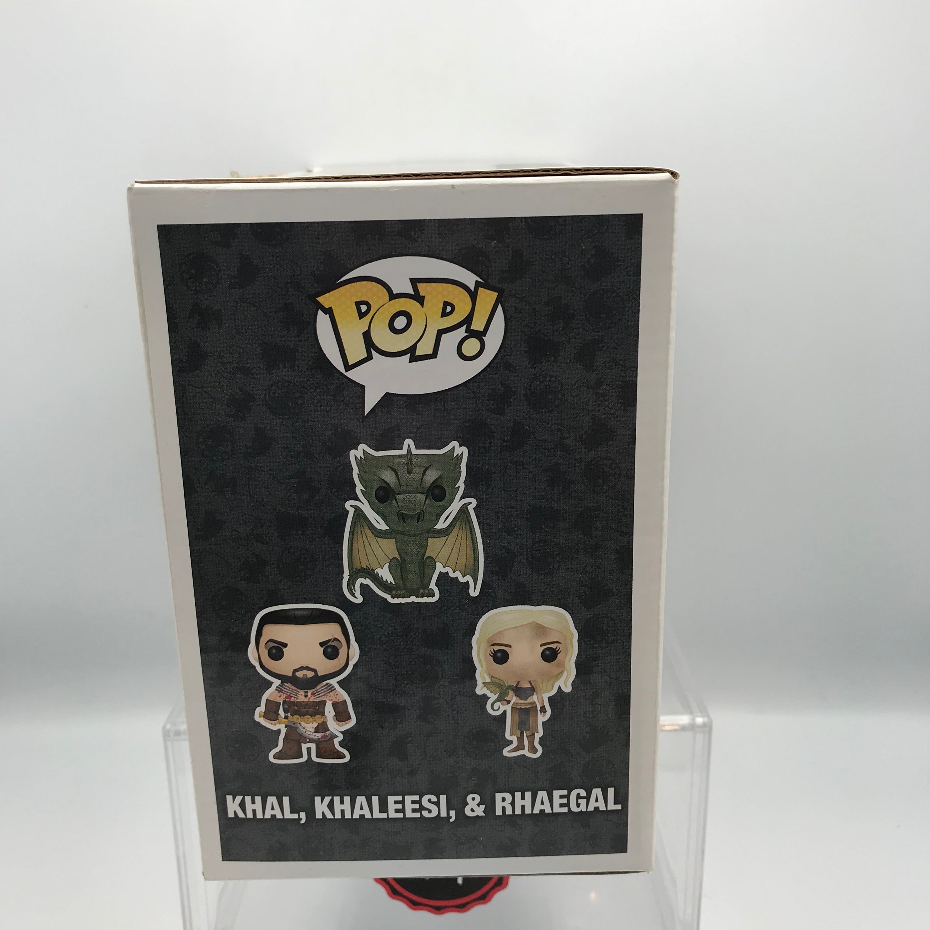 Funko Pop Khal Khaleesi & Rhaegal 3 - pack Game Of Thrones Vaulted