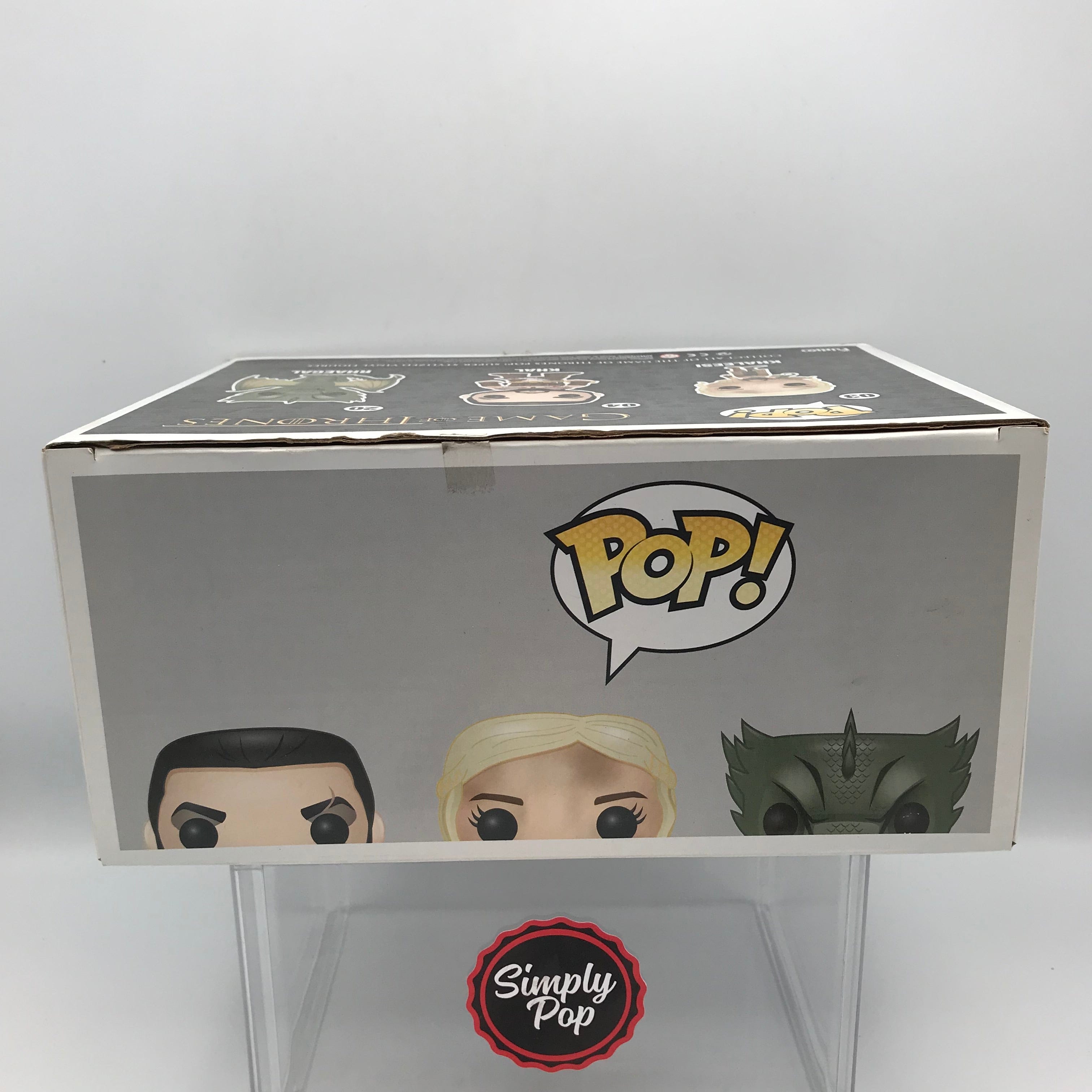 Funko Pop Khal Khaleesi & Rhaegal 3 - pack Game Of Thrones Vaulted