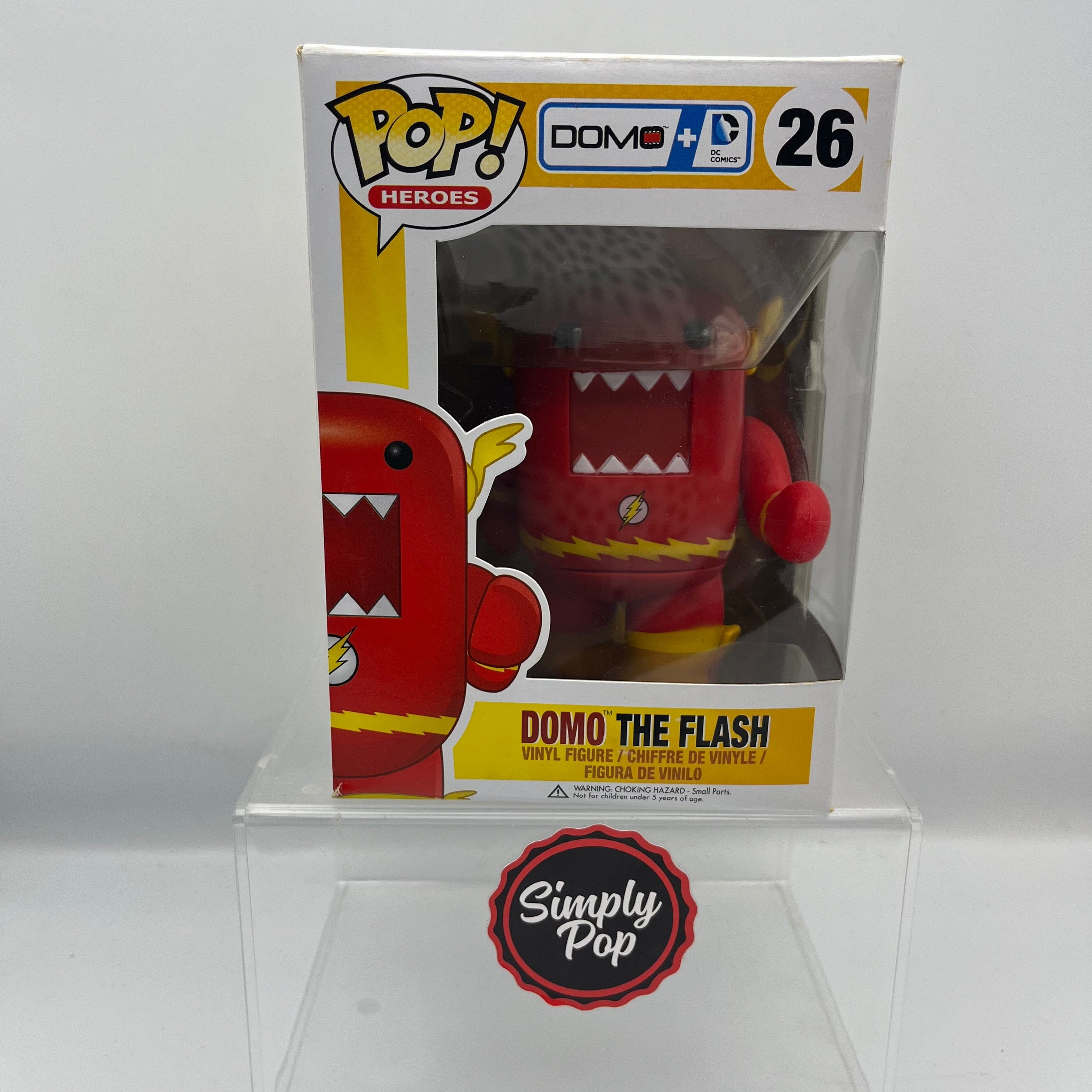 Funko Pop Domo the Flash #26 DC Heroes DC Comics Vaulted - B