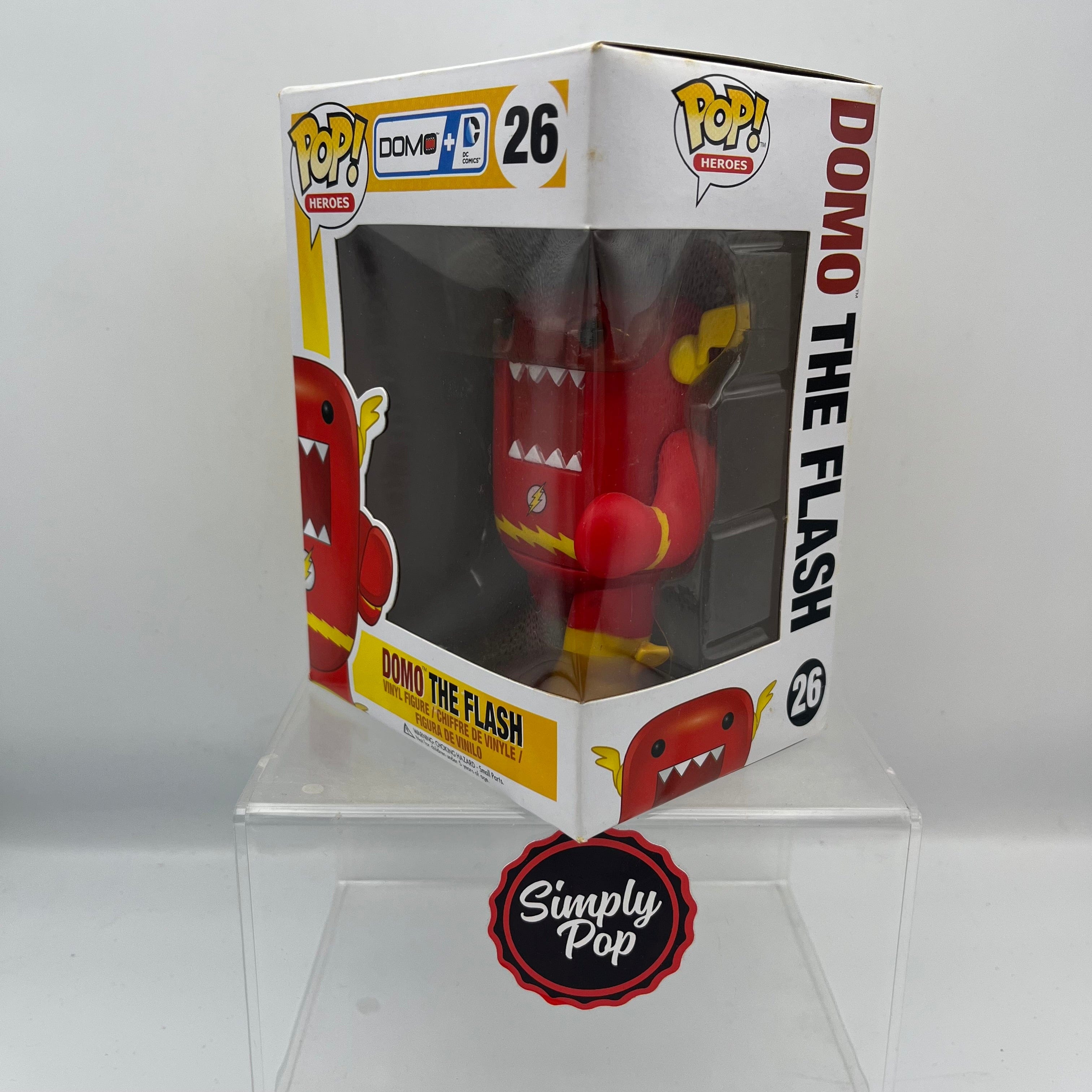 Funko Pop Domo the Flash #26 DC Heroes DC Comics Vaulted - B