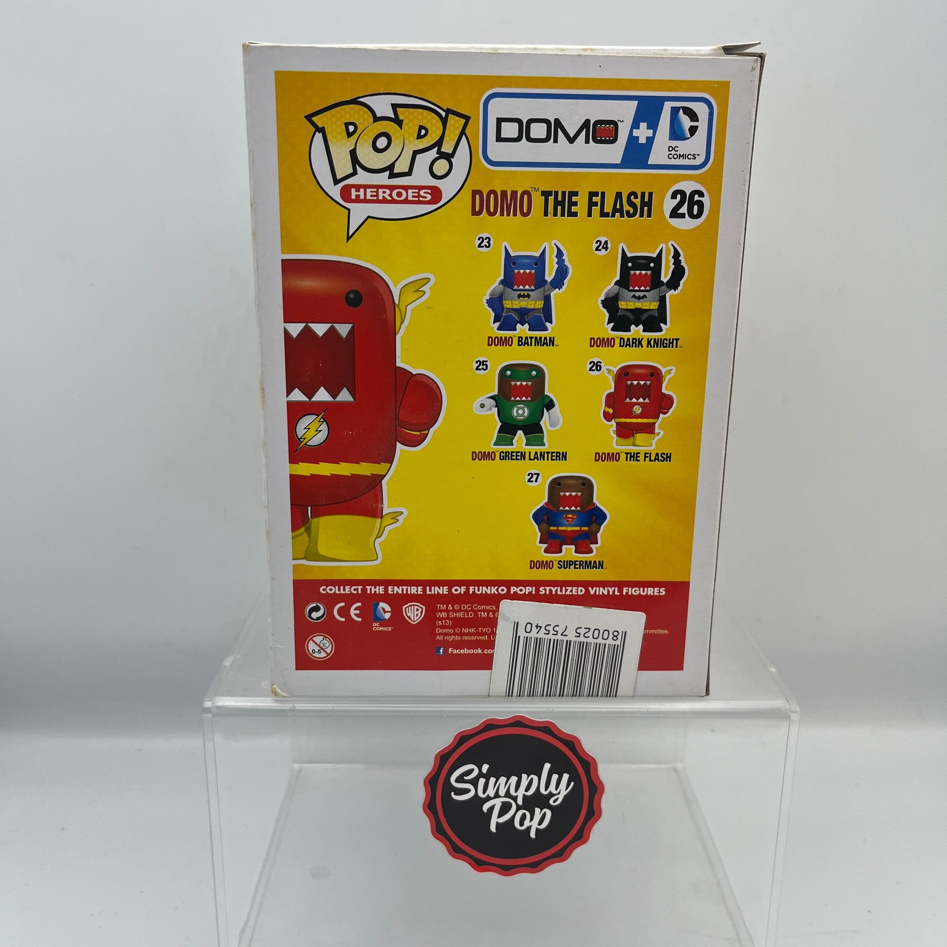 Funko Pop Domo the Flash #26 DC Heroes DC Comics Vaulted - B