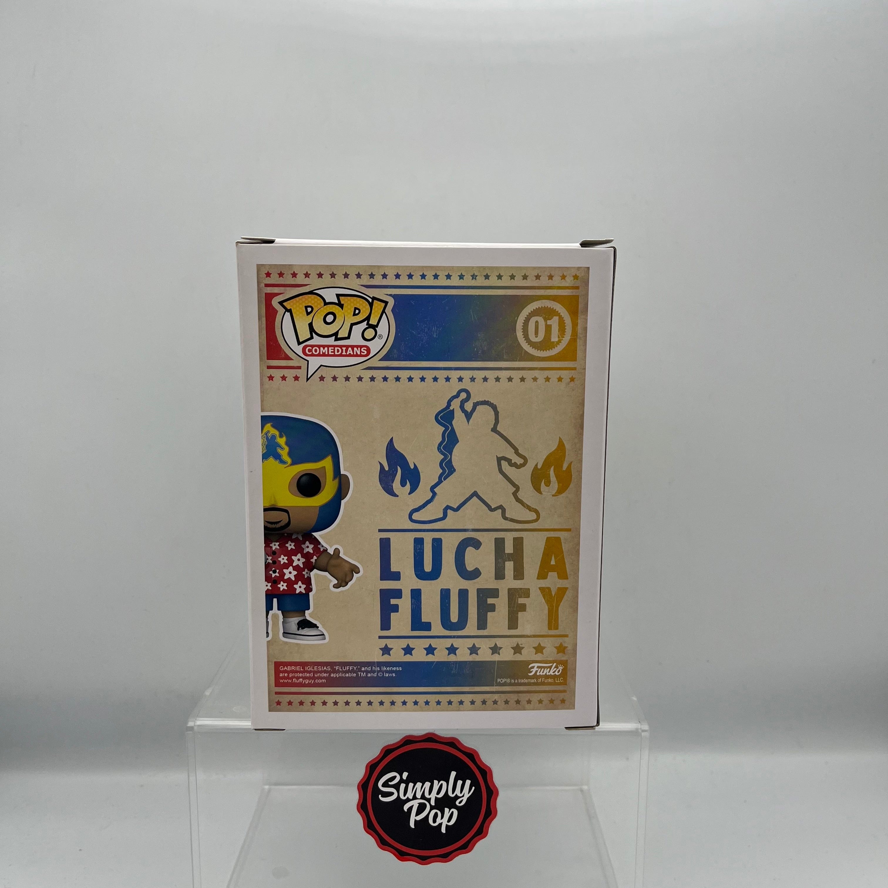 Funko Pop Gabriel Fluffy Iglesias #01 Comedians 5000 PCS Limited Edition Funko Hollywood Shop Exclusive