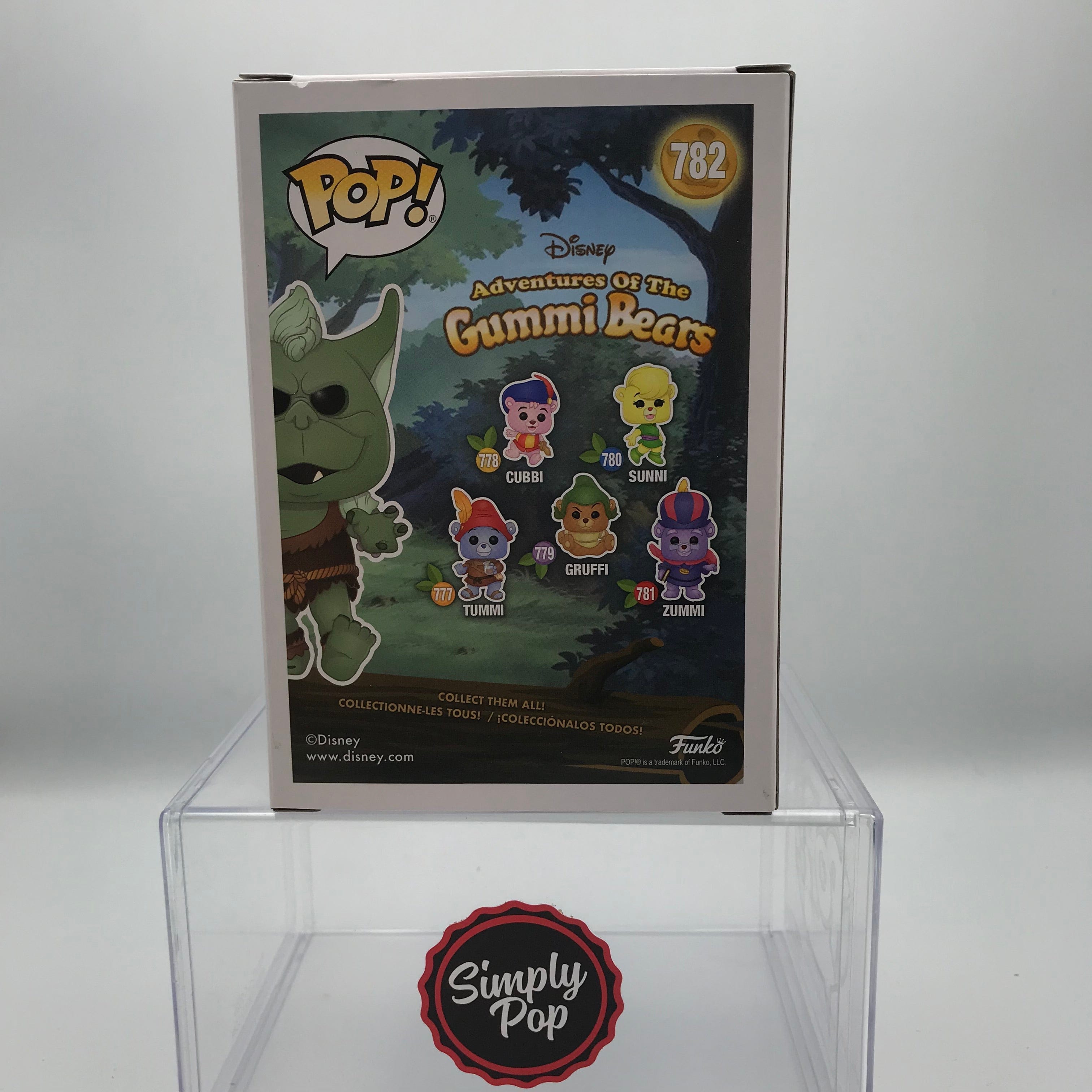 Funko Pop Ogre #782 2021 ECCC Spring Convention Official Sticker Disney Adventures Of The Gummi Bears