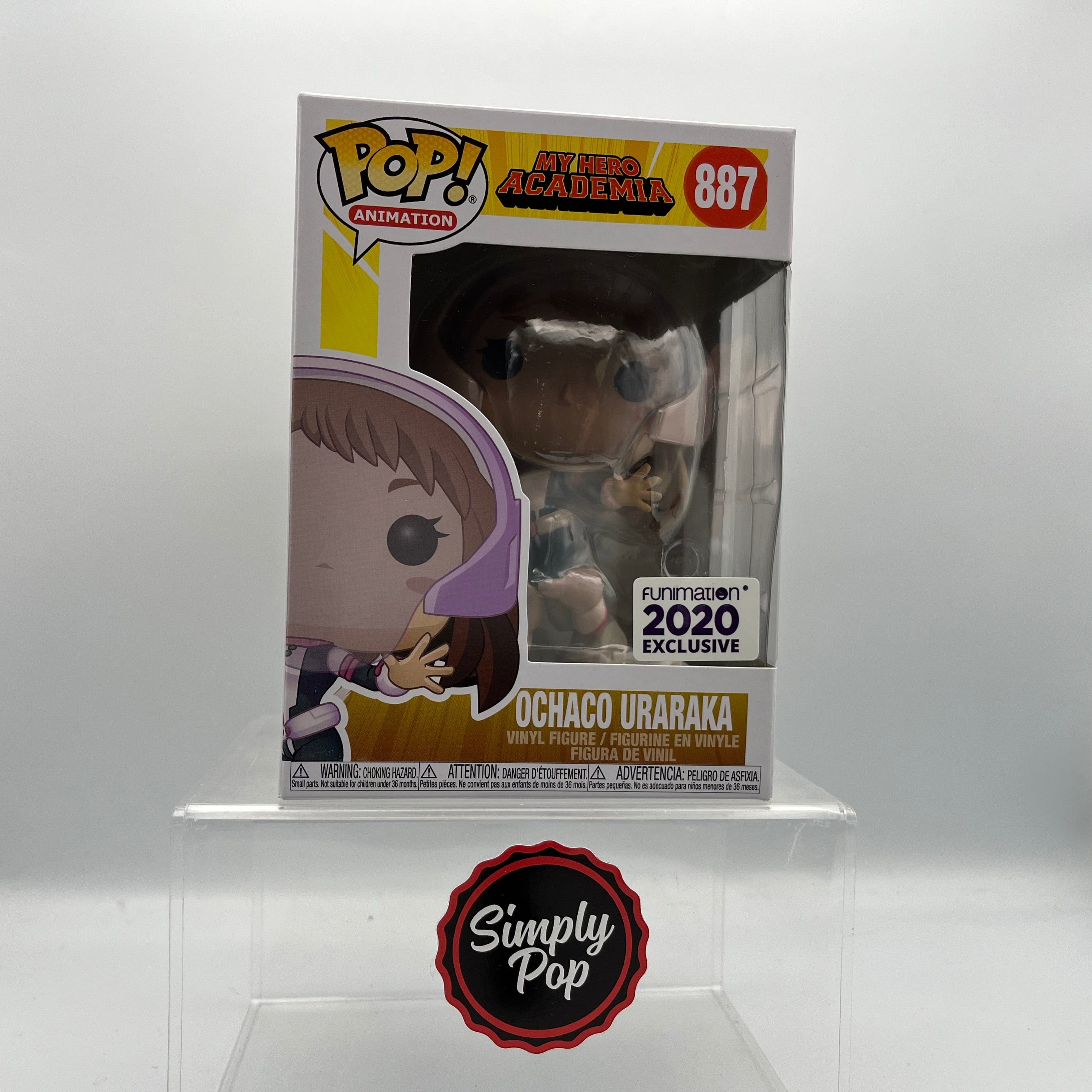 Funko Pop Ochaco Uraraka Floating #887 Funimation 2020 Exclusive My Hero Academia
