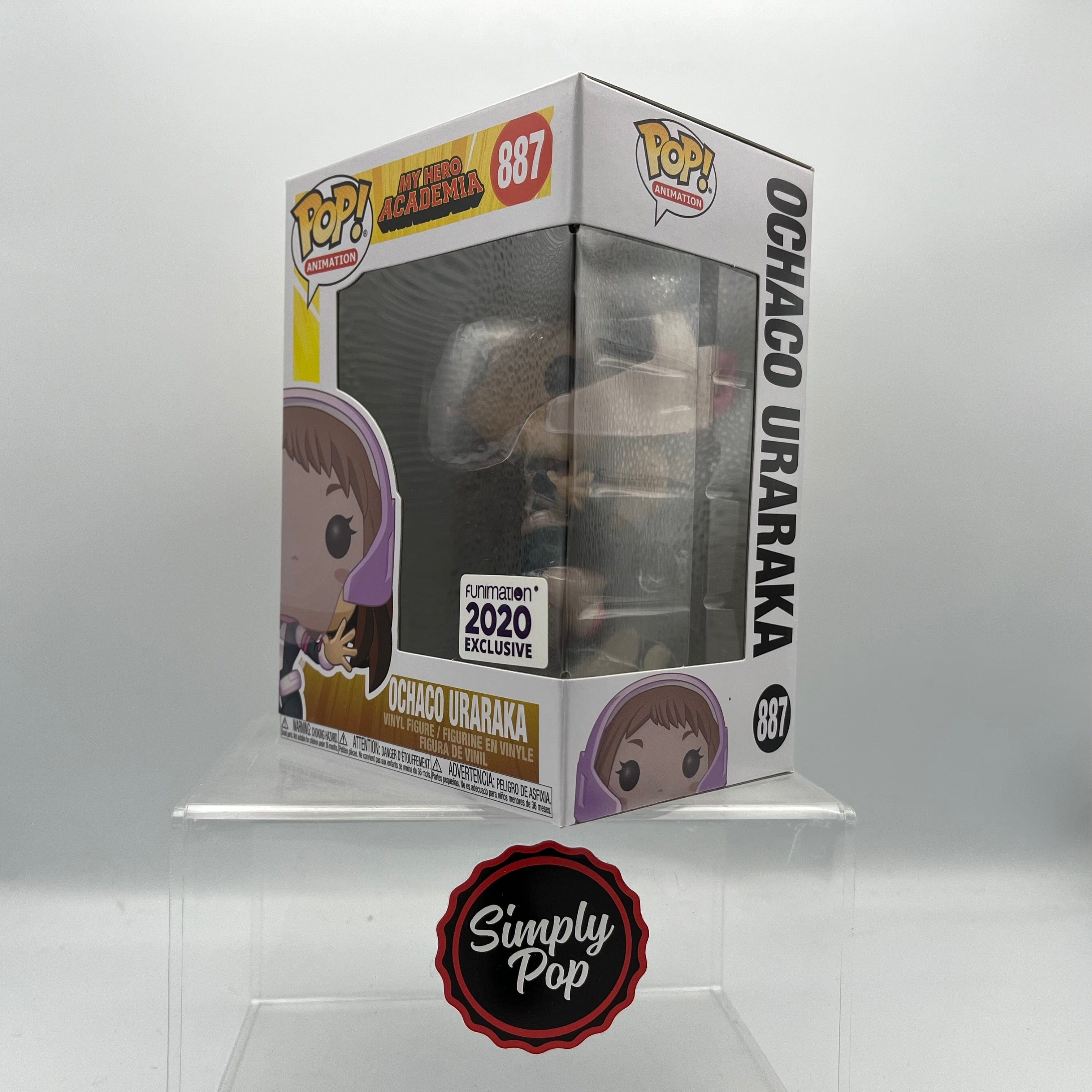Funko Pop Ochaco Uraraka Floating #887 Funimation 2020 Exclusive My Hero Academia