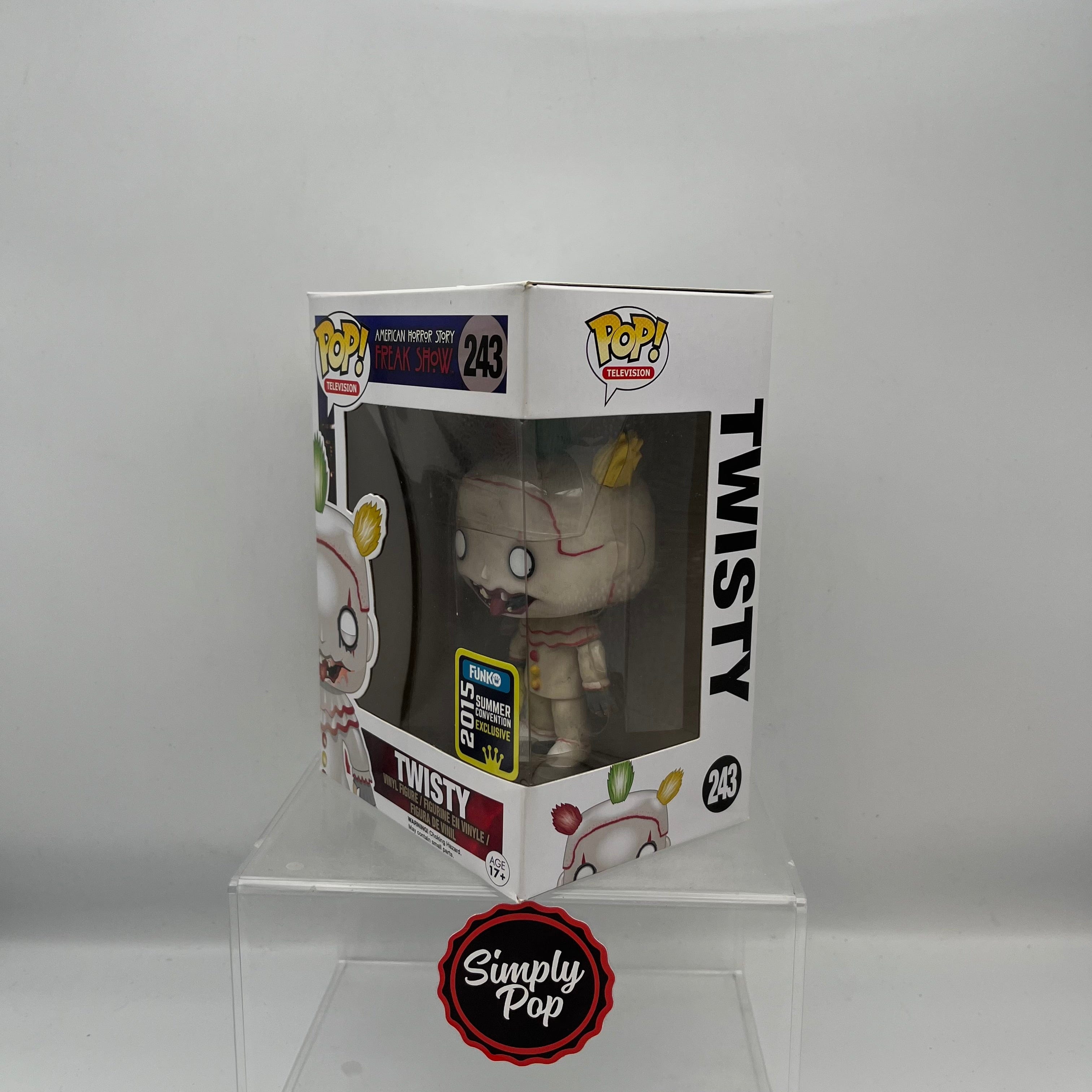 Funko Pop Twisty Unmasked #243 2015 SDCC Summer Convention Exclusive American Horror Story