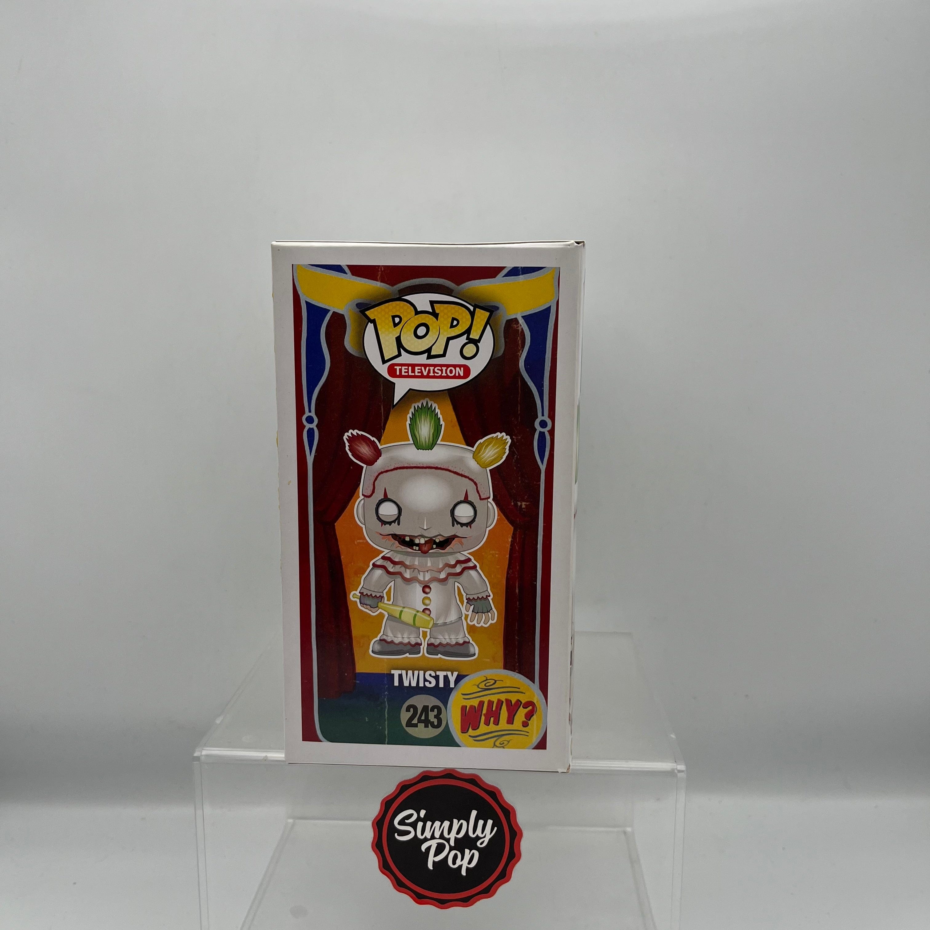 Funko Pop Twisty Unmasked #243 2015 SDCC Summer Convention Exclusive American Horror Story